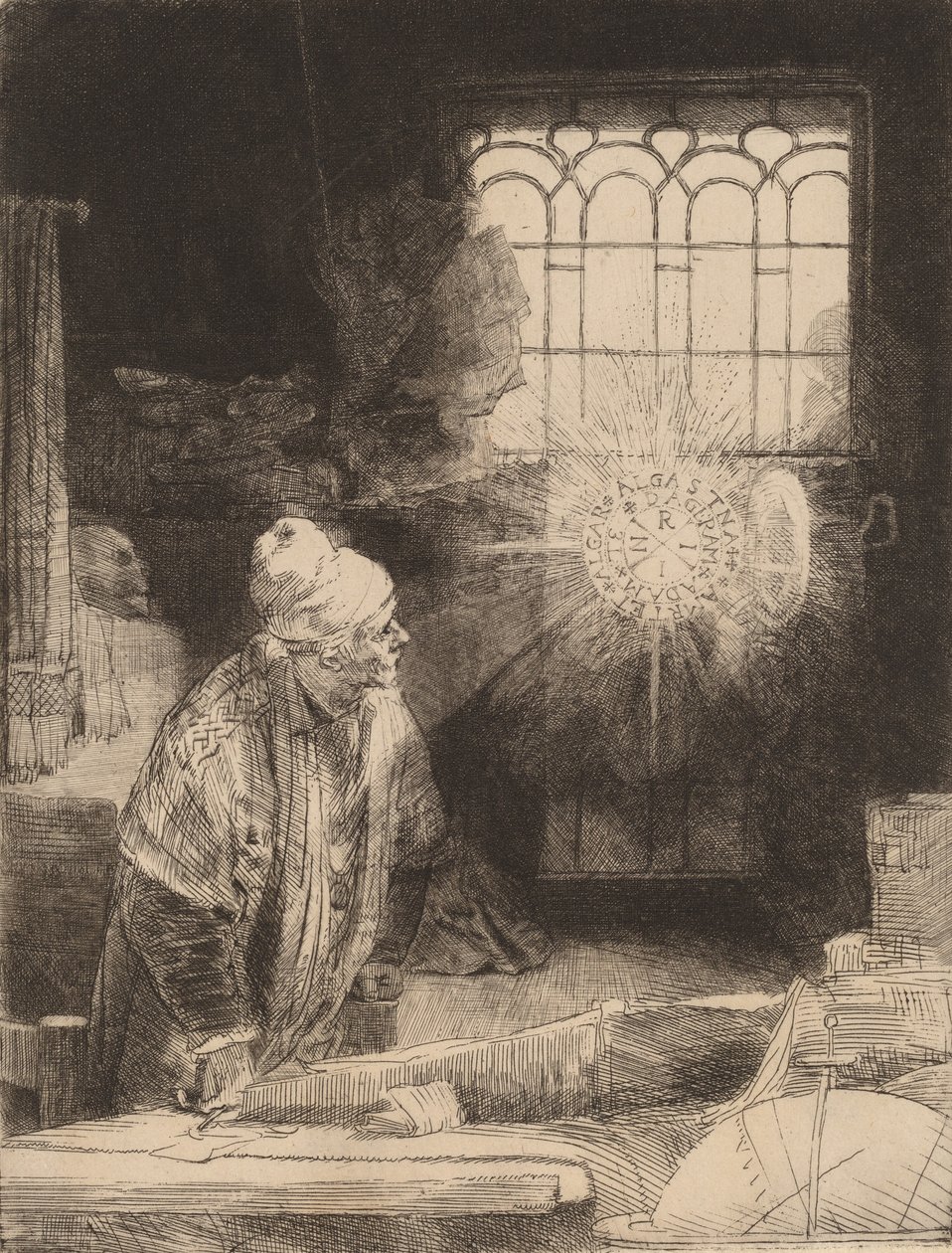 Faust door Rembrandt van Rijn