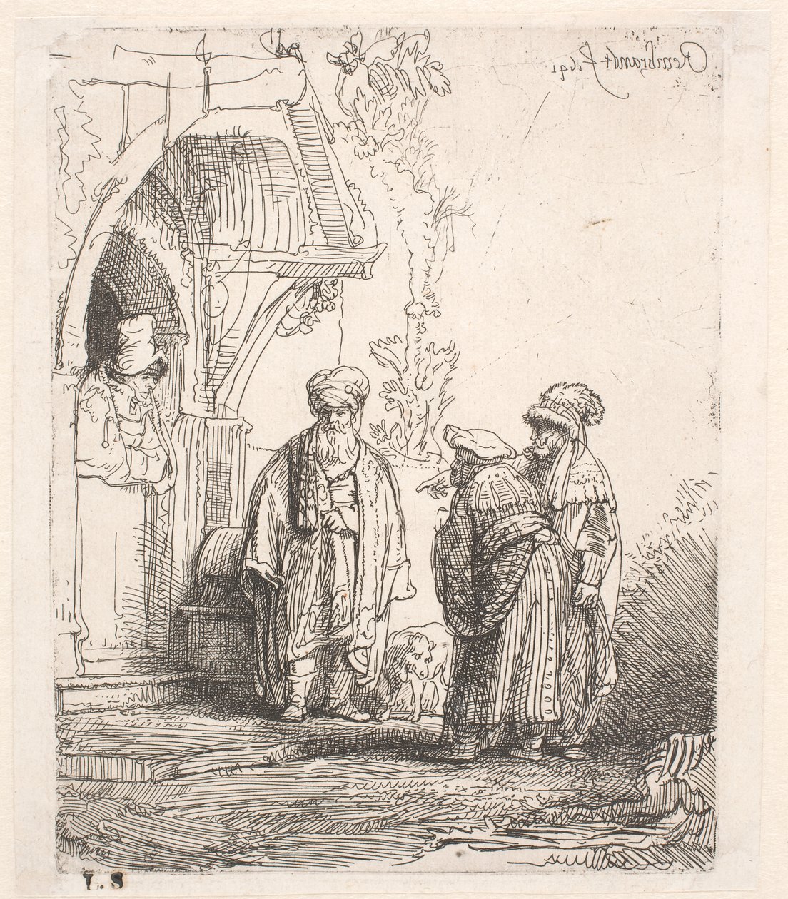 Jakob en Laban () door Rembrandt van Rijn