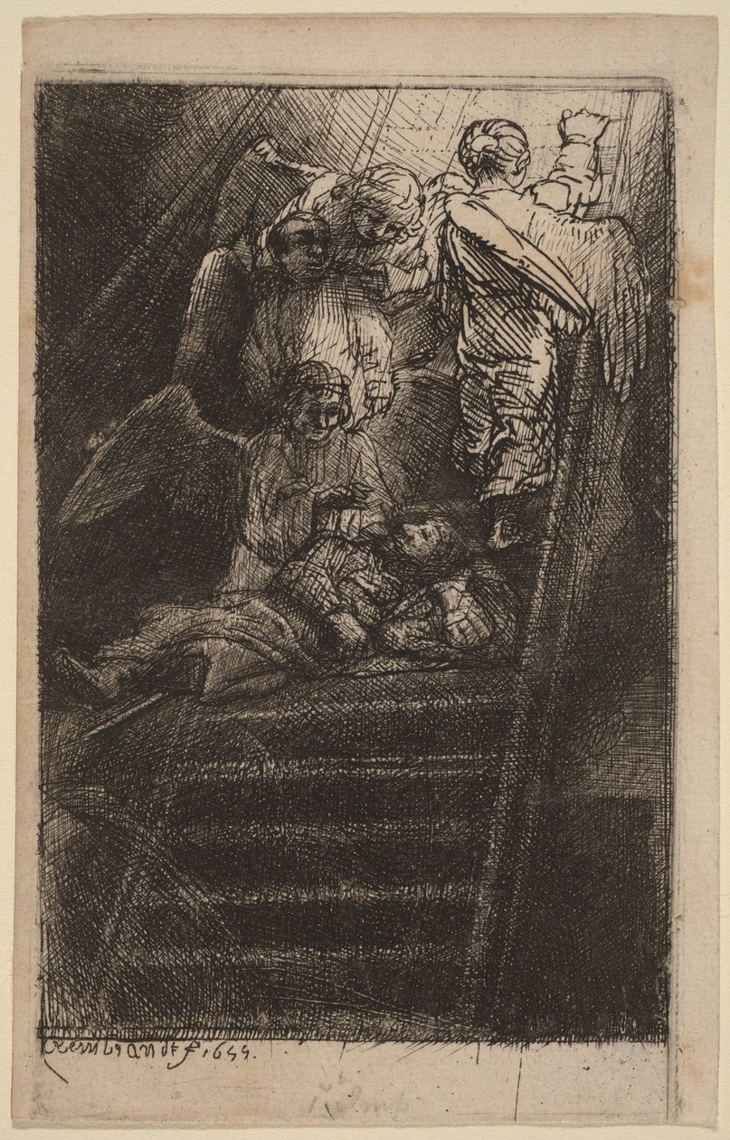 Jakobsladder door Rembrandt van Rijn