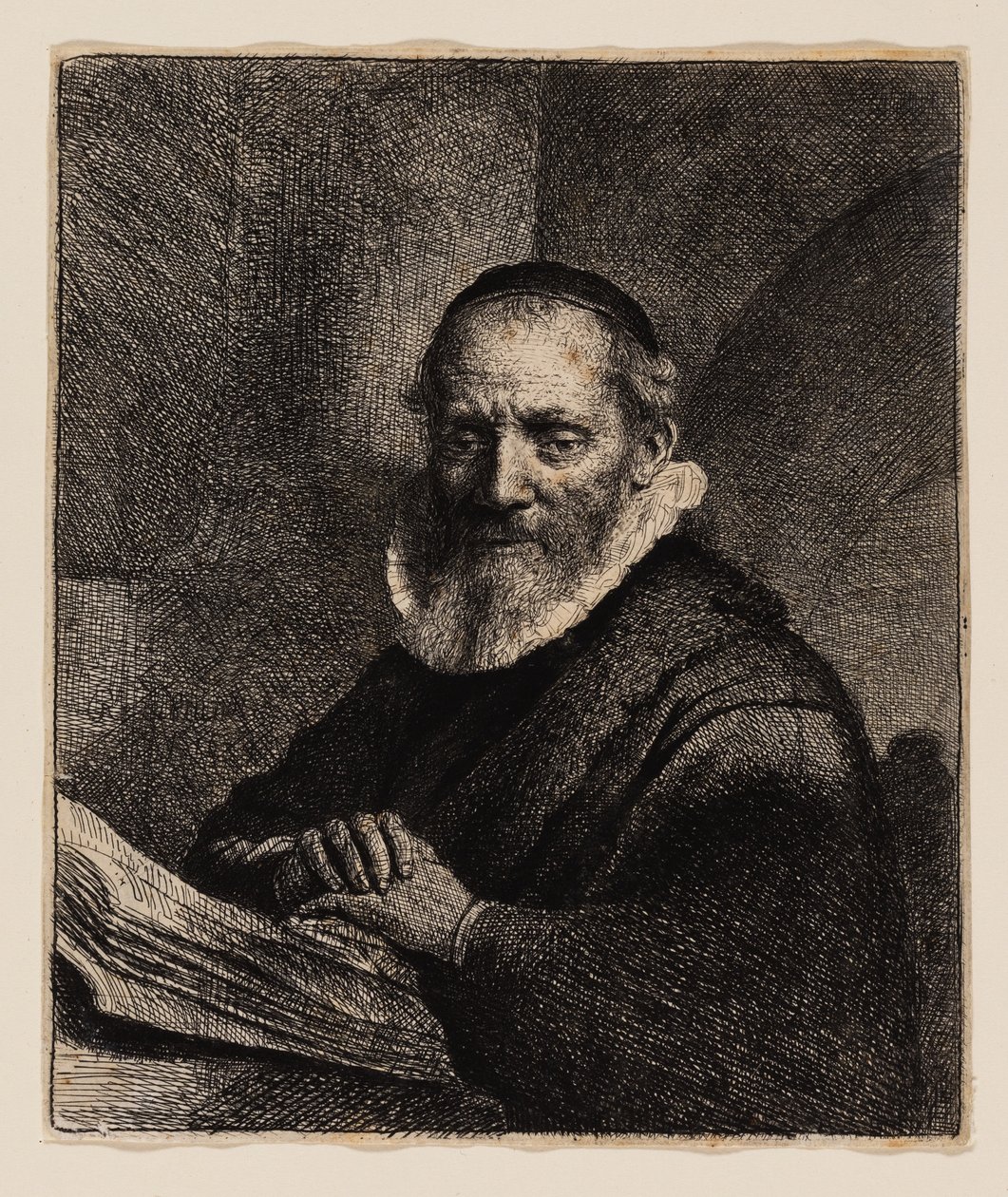 Jan Cornelius Sylvius door Rembrandt van Rijn