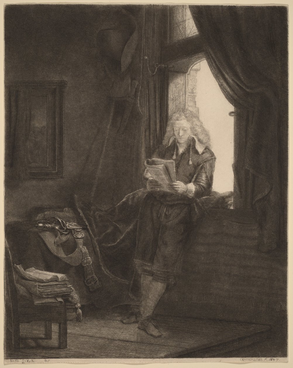Jan Six door Rembrandt van Rijn