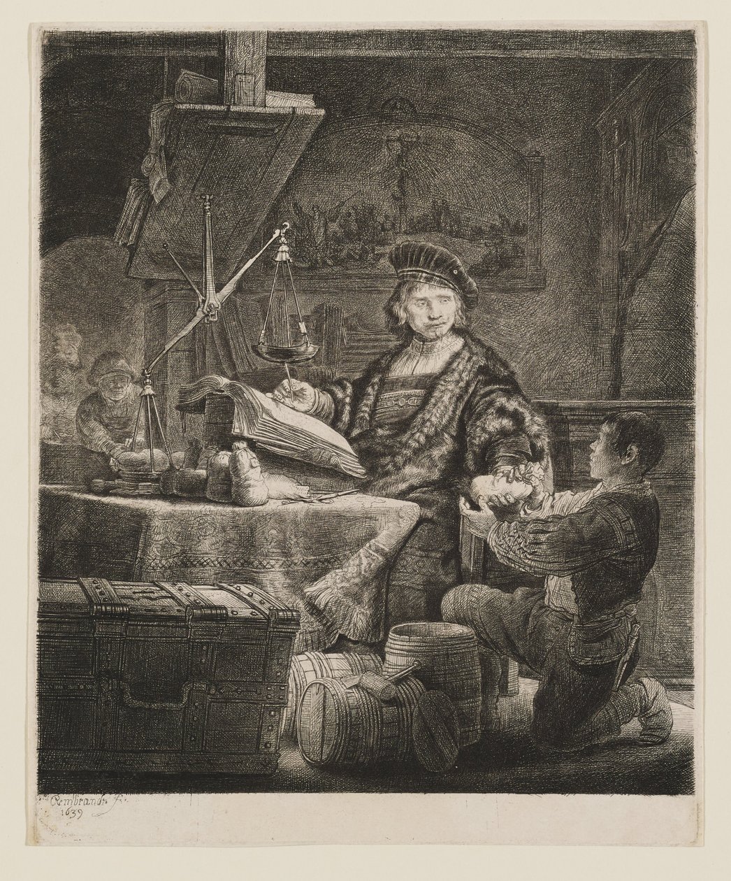 Jan Uytenbogaert, Algemeen Ontvanger door Rembrandt van Rijn
