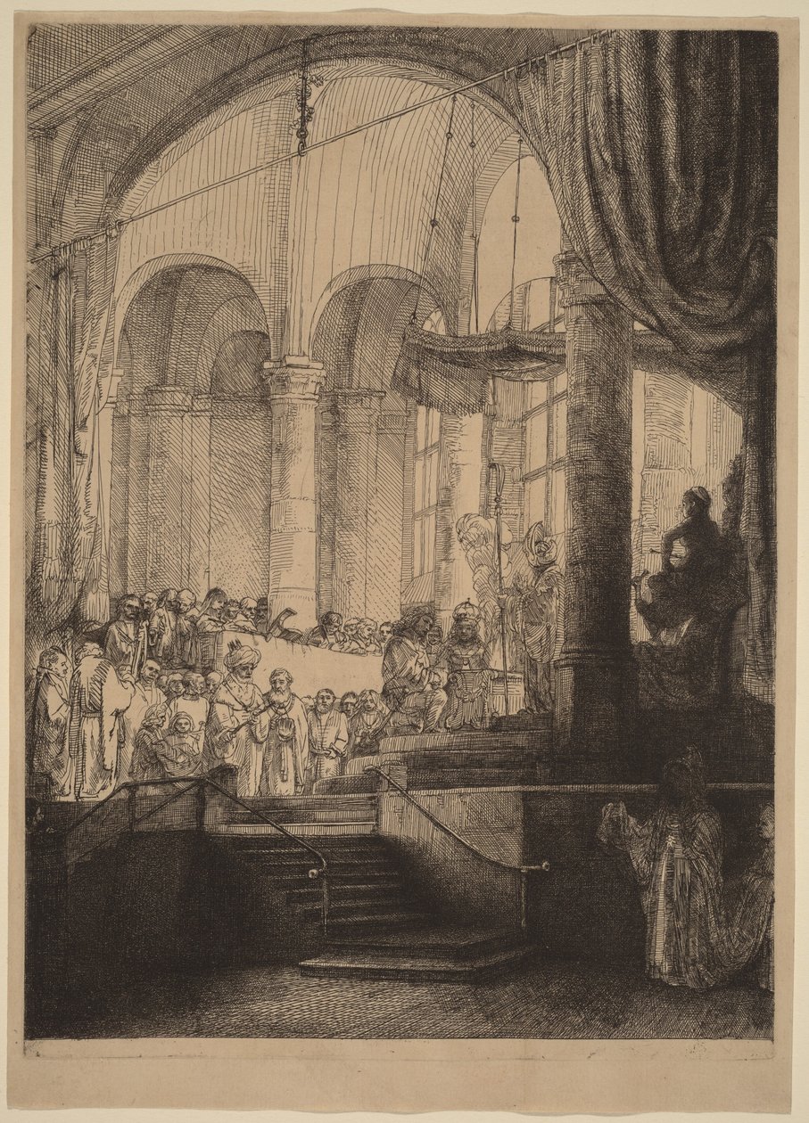 Medea, of het huwelijk van Jason en Creusa door Rembrandt van Rijn