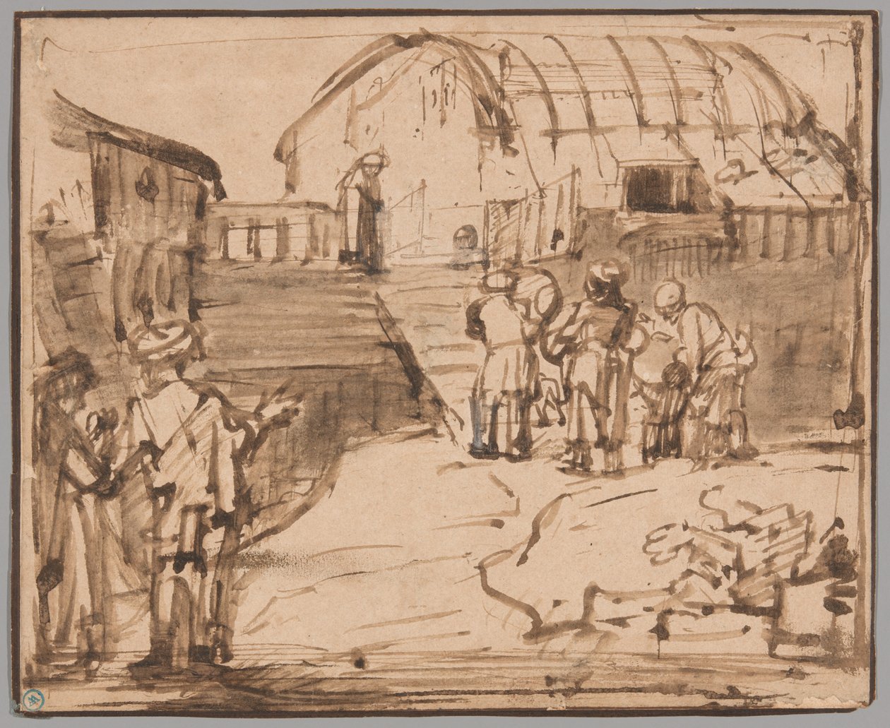 De Ark van Noach door Rembrandt van Rijn