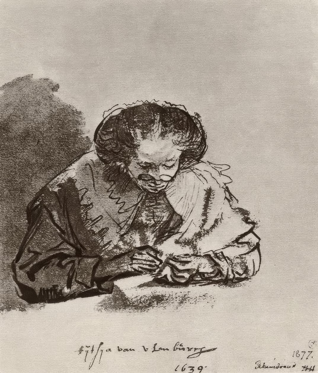 Portret van Titia van Uylenburgh door Rembrandt van Rijn