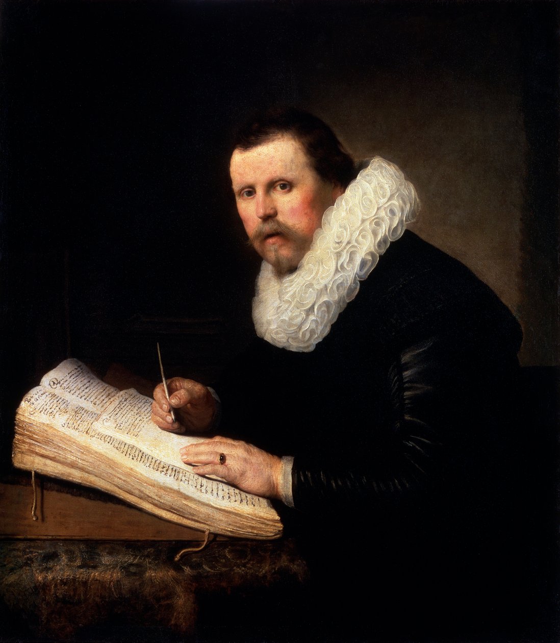 Portret van een Geleerde door Rembrandt van Rijn