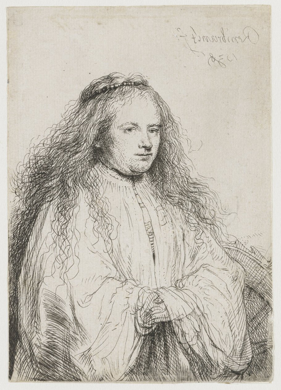Saskia als St. Catharina van Alexandrië St. Catharina (