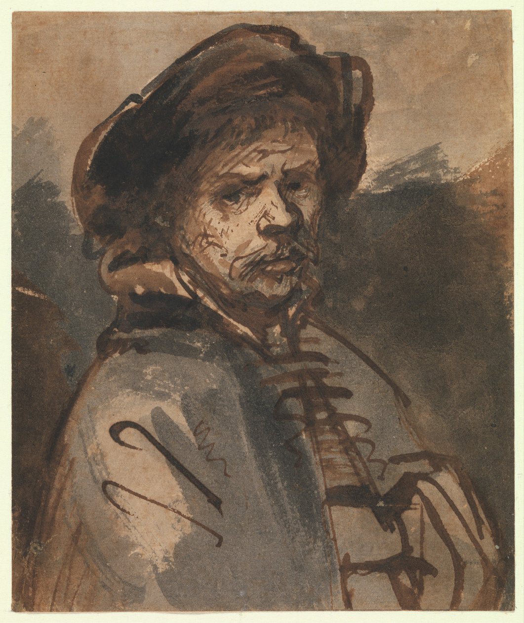 Zelfportret, 1635-40 door Rembrandt van Rijn