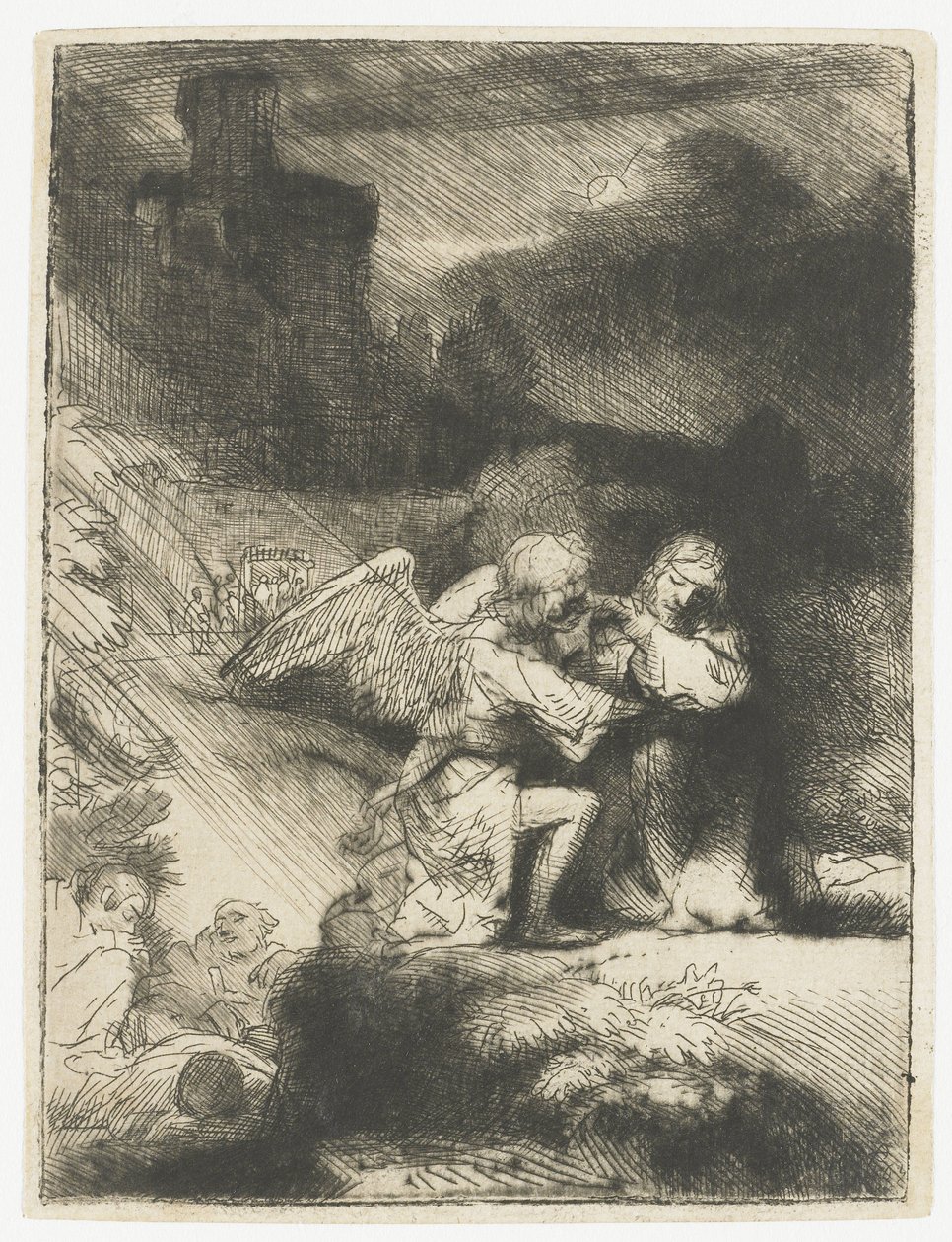 De doodsangst in de tuin door Rembrandt van Rijn