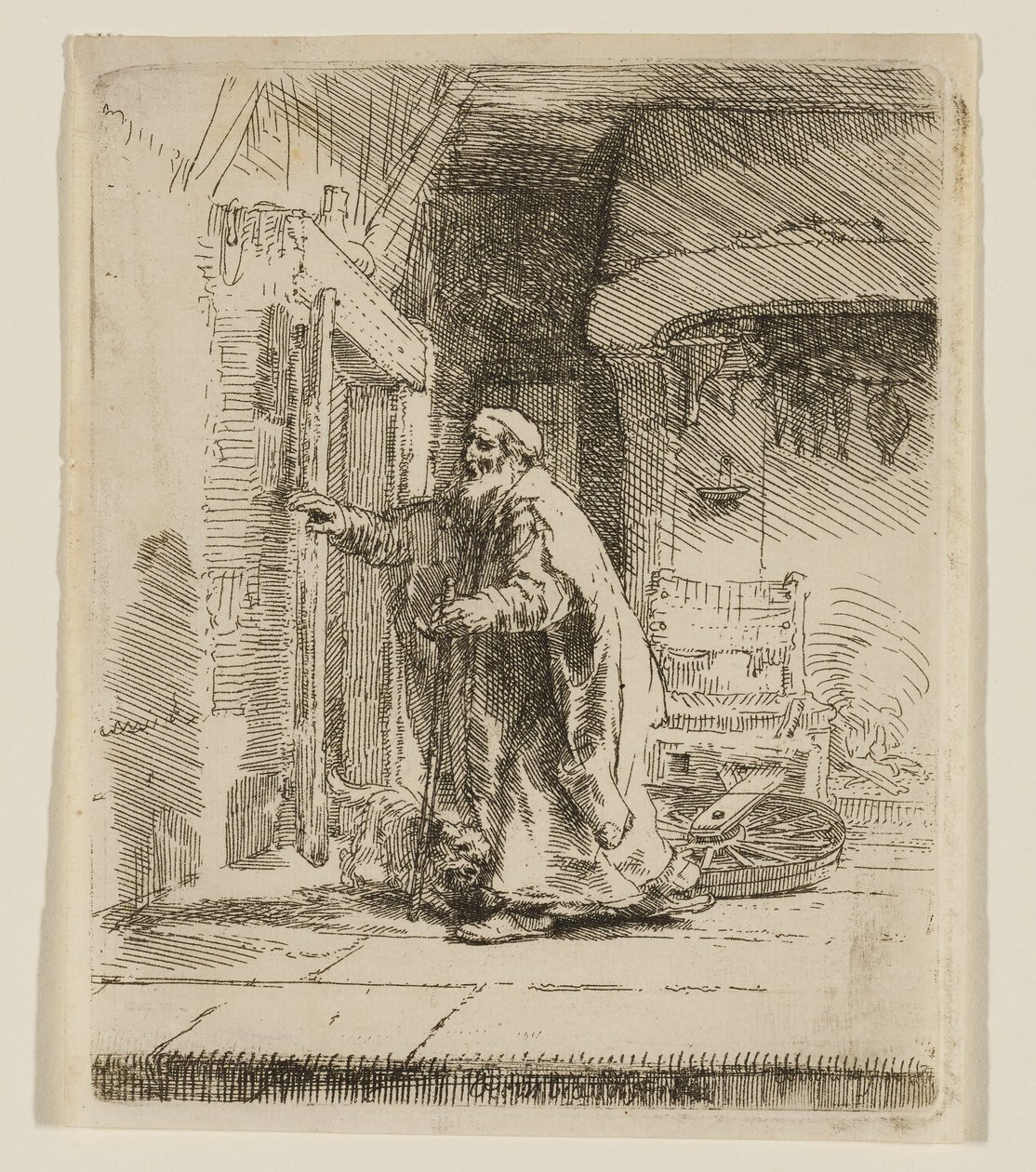 De blindheid van Tobit door Rembrandt van Rijn