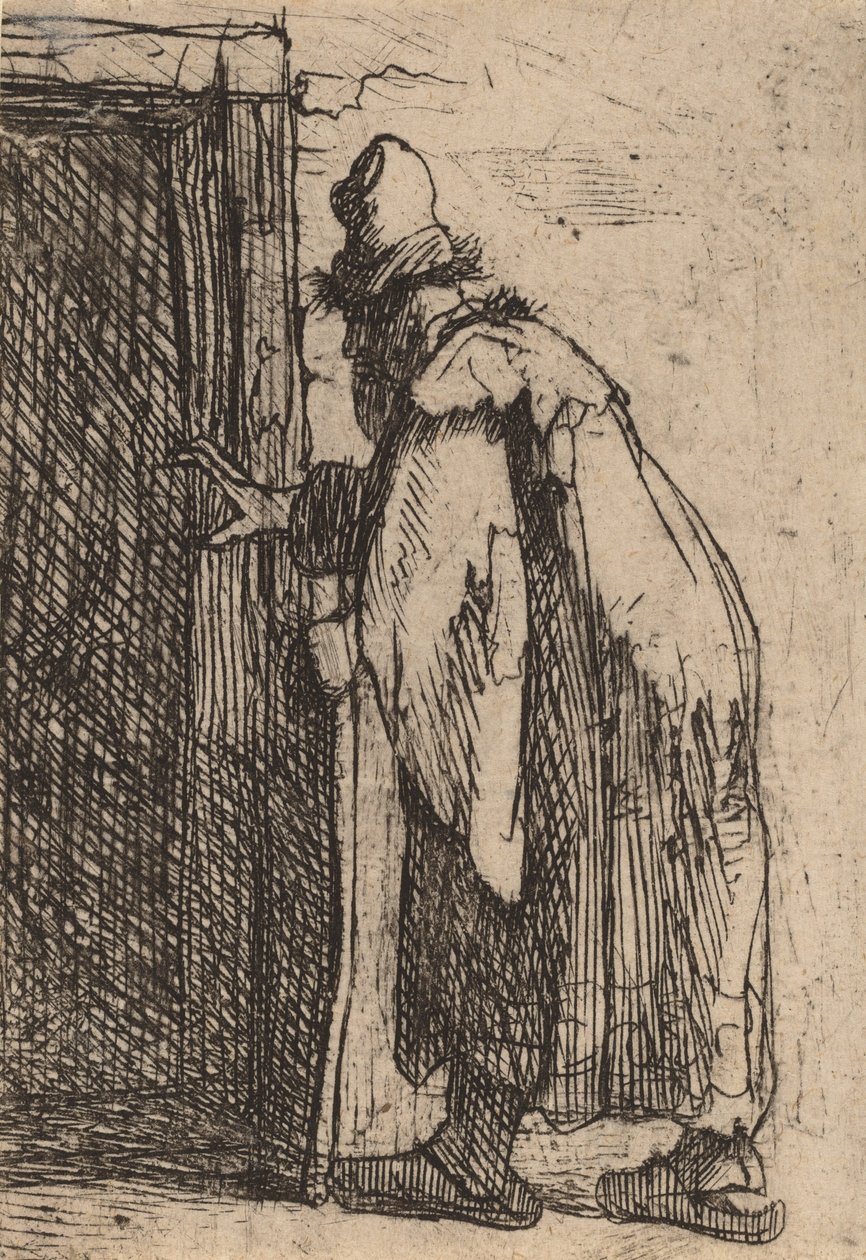De blindheid van Tobit: een schets, ca. 1629 door Rembrandt van Rijn