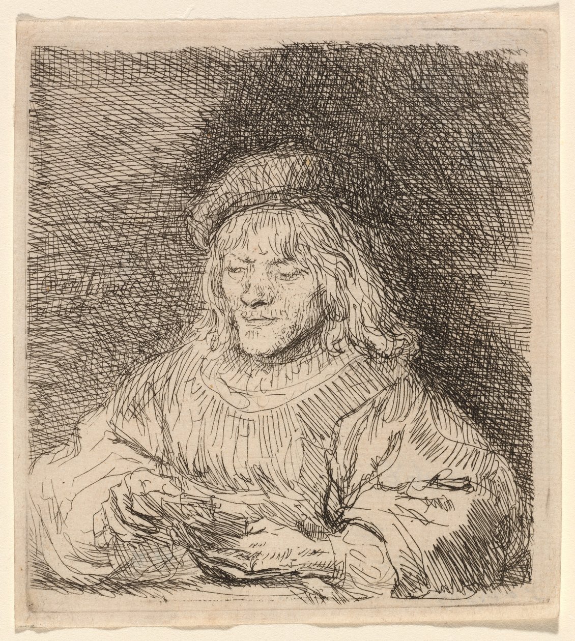 De Kaartspeler door Rembrandt van Rijn