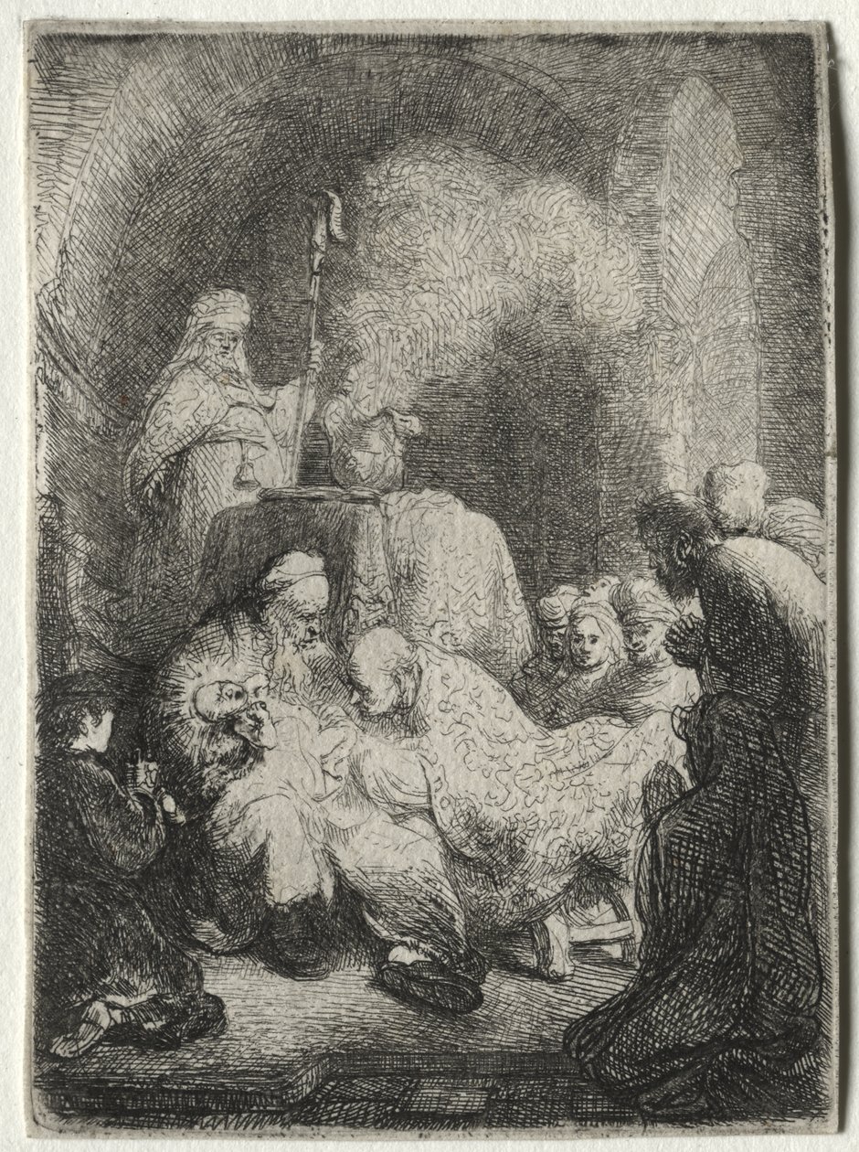 De Besnijdenis: Kleine Plaat door Rembrandt van Rijn