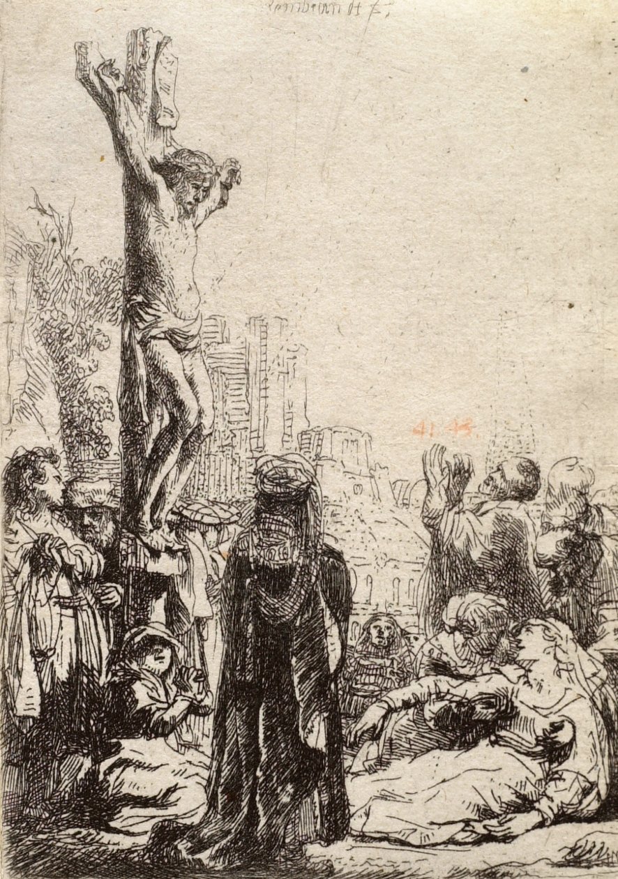De kruisiging door Rembrandt van Rijn