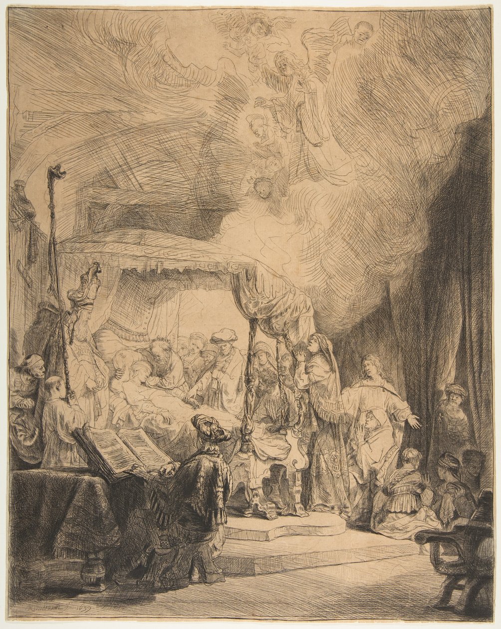 De Dood van de Maagd, 1639 door Rembrandt van Rijn
