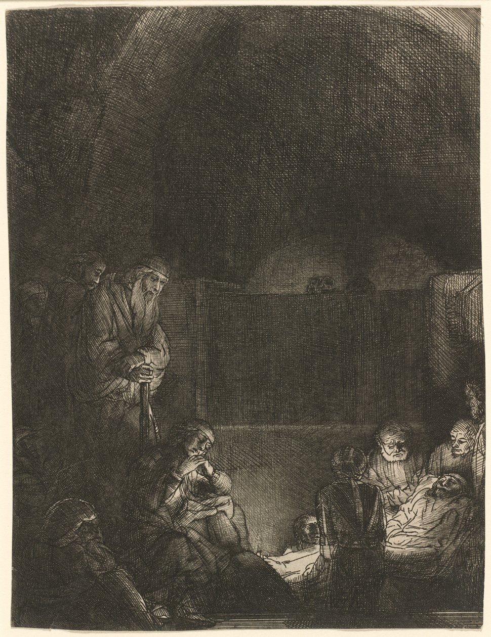 De Graflegging door Rembrandt van Rijn