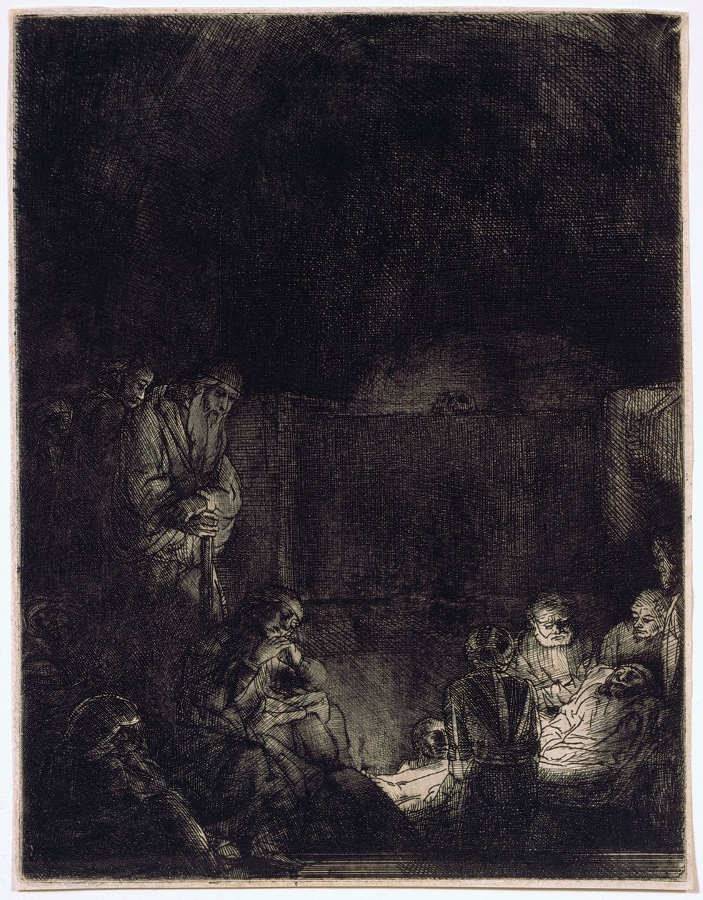 De Graflegging door Rembrandt van Rijn