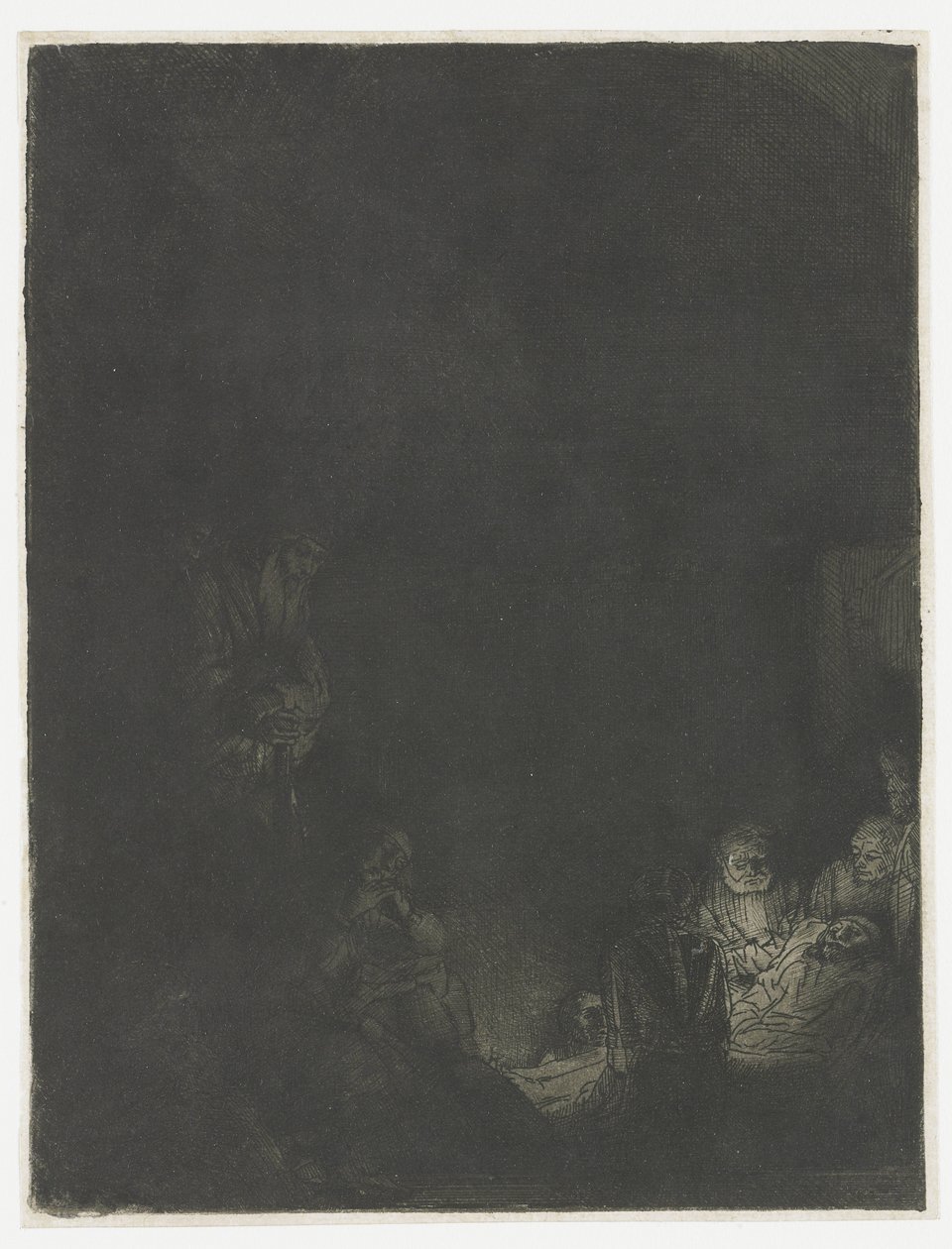 De graflegging door Rembrandt van Rijn