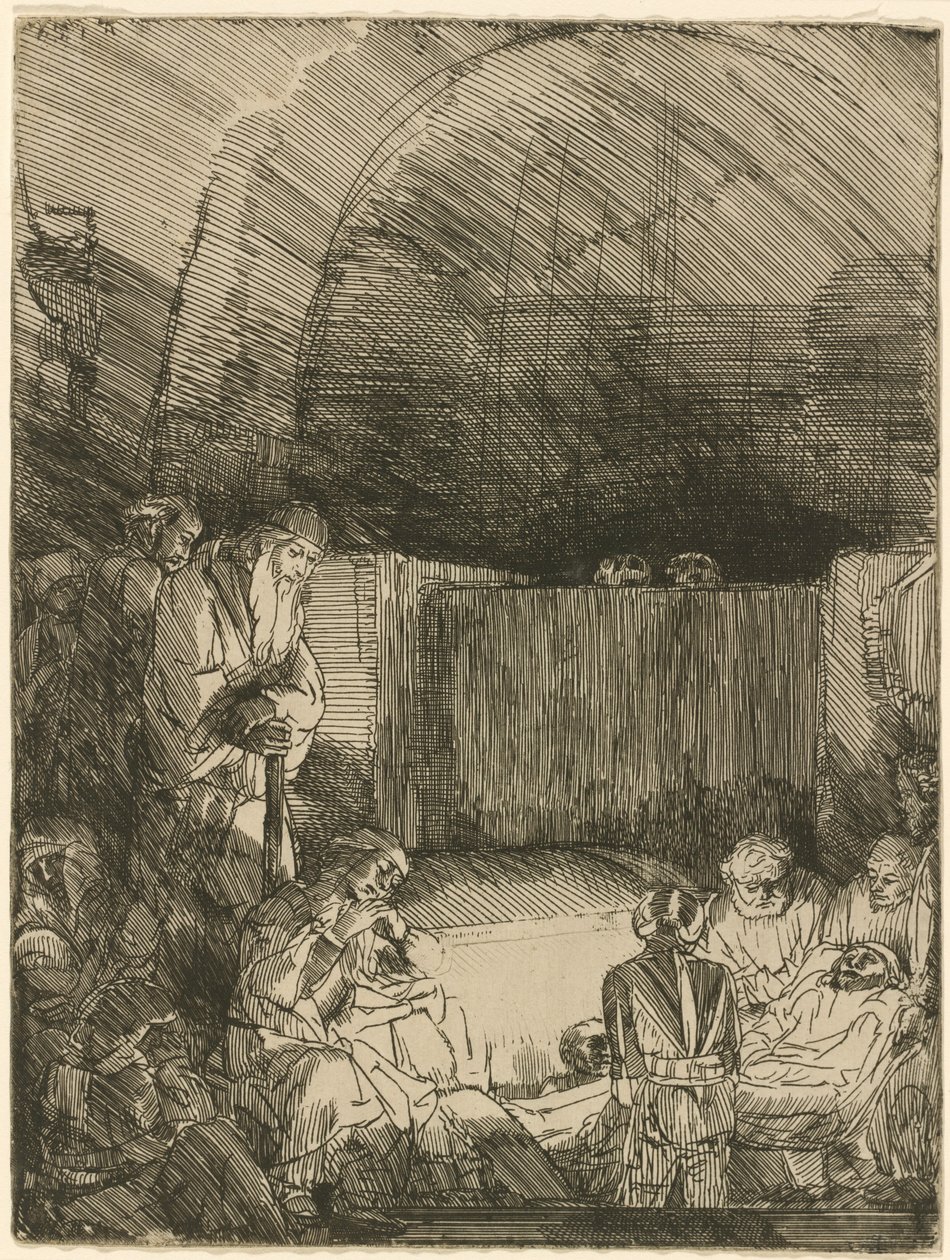 De begrafenis door Rembrandt van Rijn