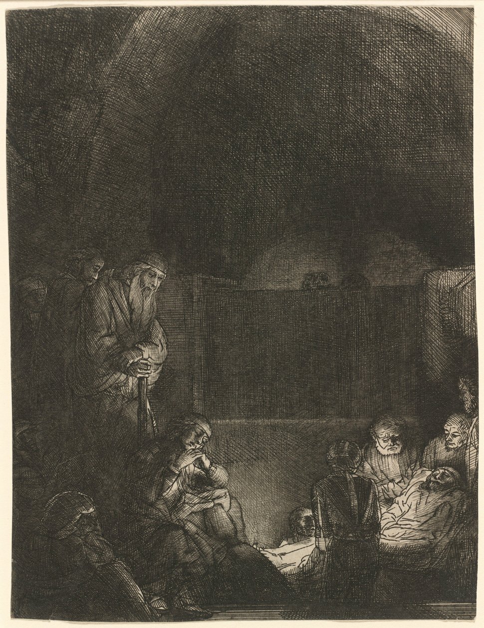 De begrafenis door Rembrandt van Rijn
