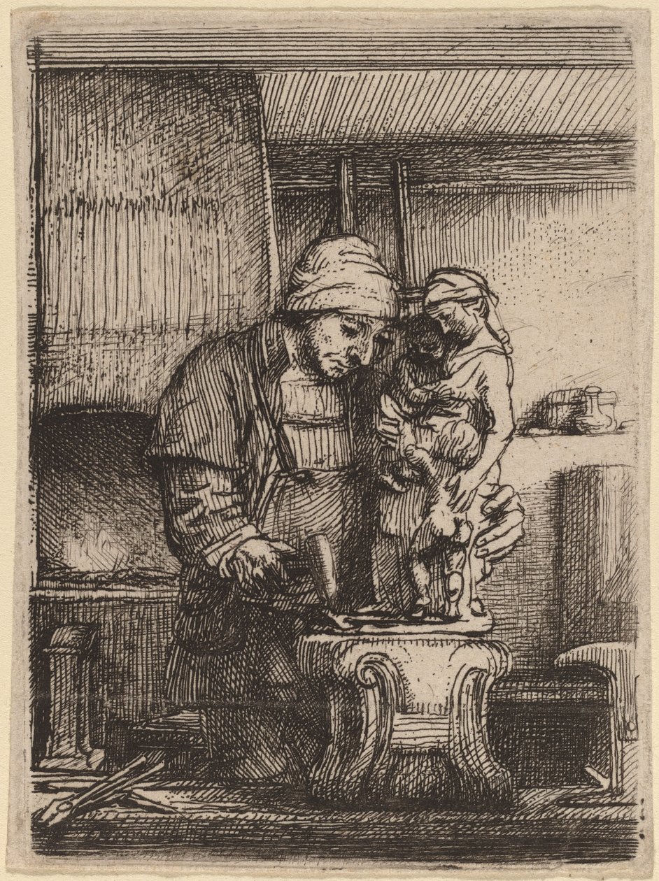 De Goudsmid door Rembrandt van Rijn