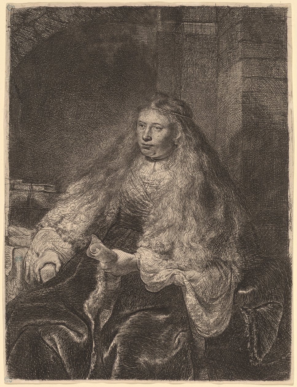 De Grote Joodse Bruid door Rembrandt van Rijn