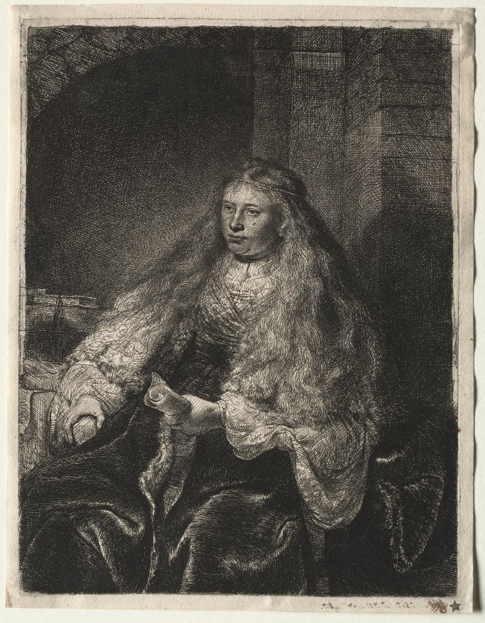 De Grote Joodse Bruid, 1634 door Rembrandt van Rijn