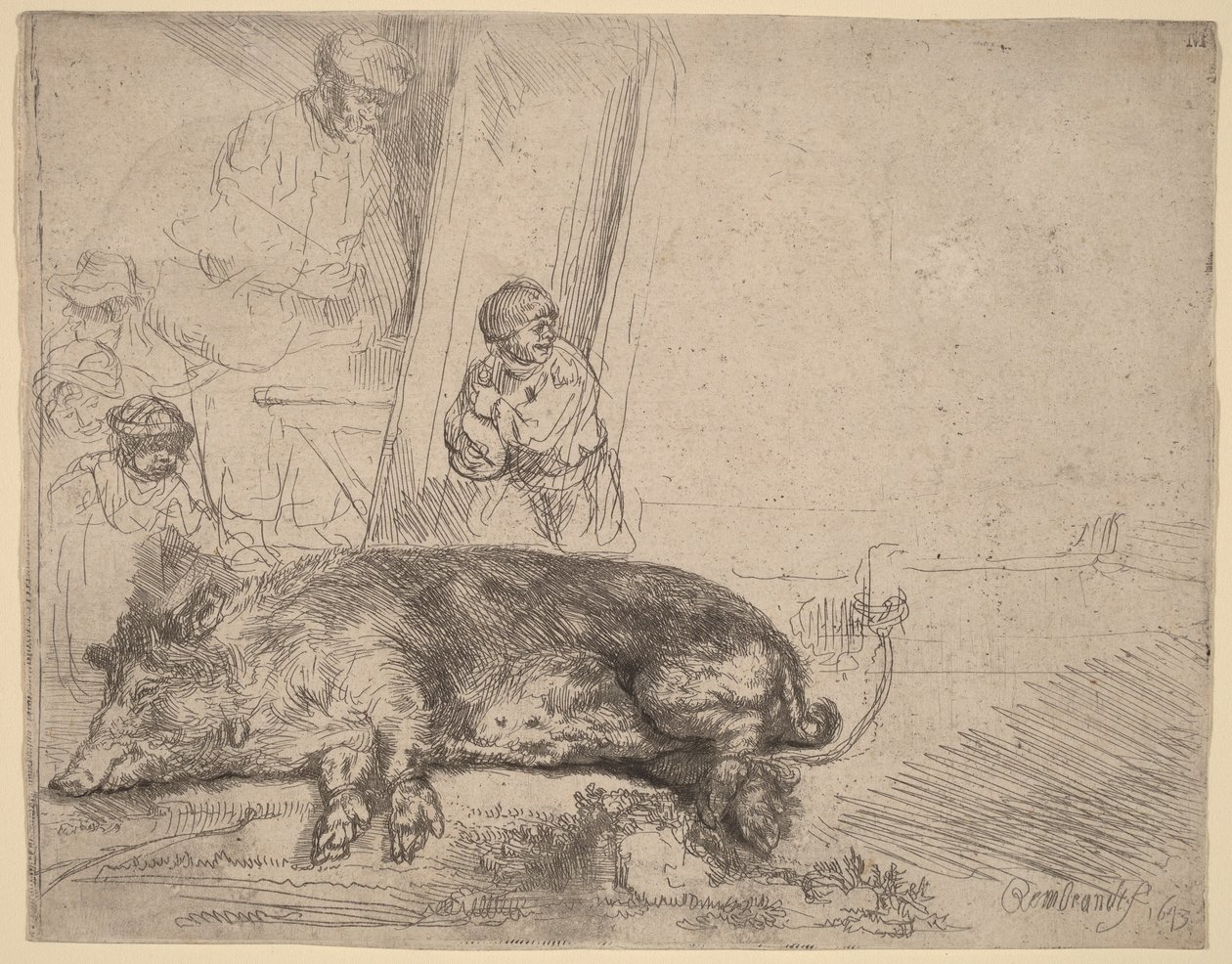 The Hog door Rembrandt van Rijn