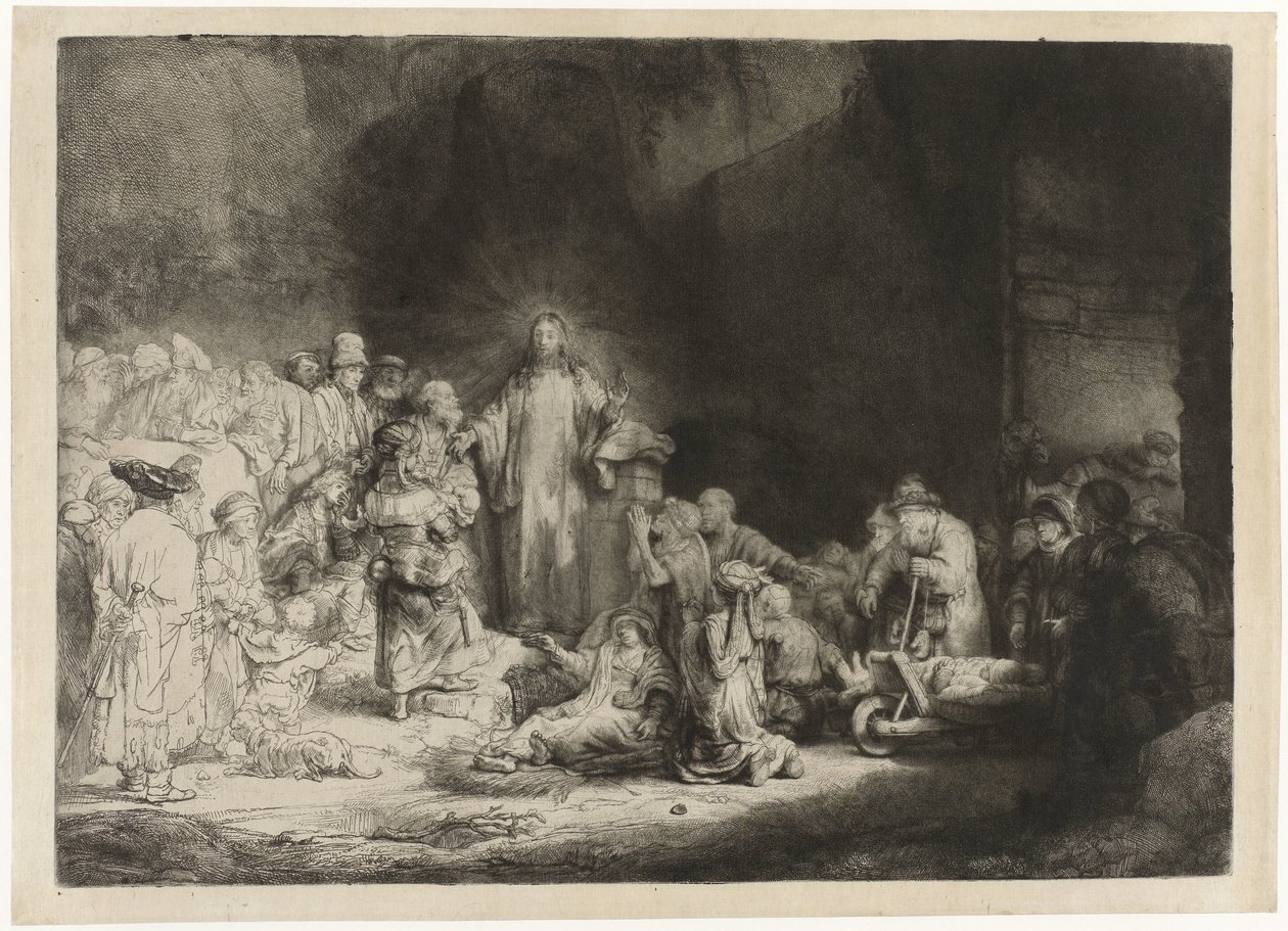 De Honderd Guldens Prent door Rembrandt van Rijn