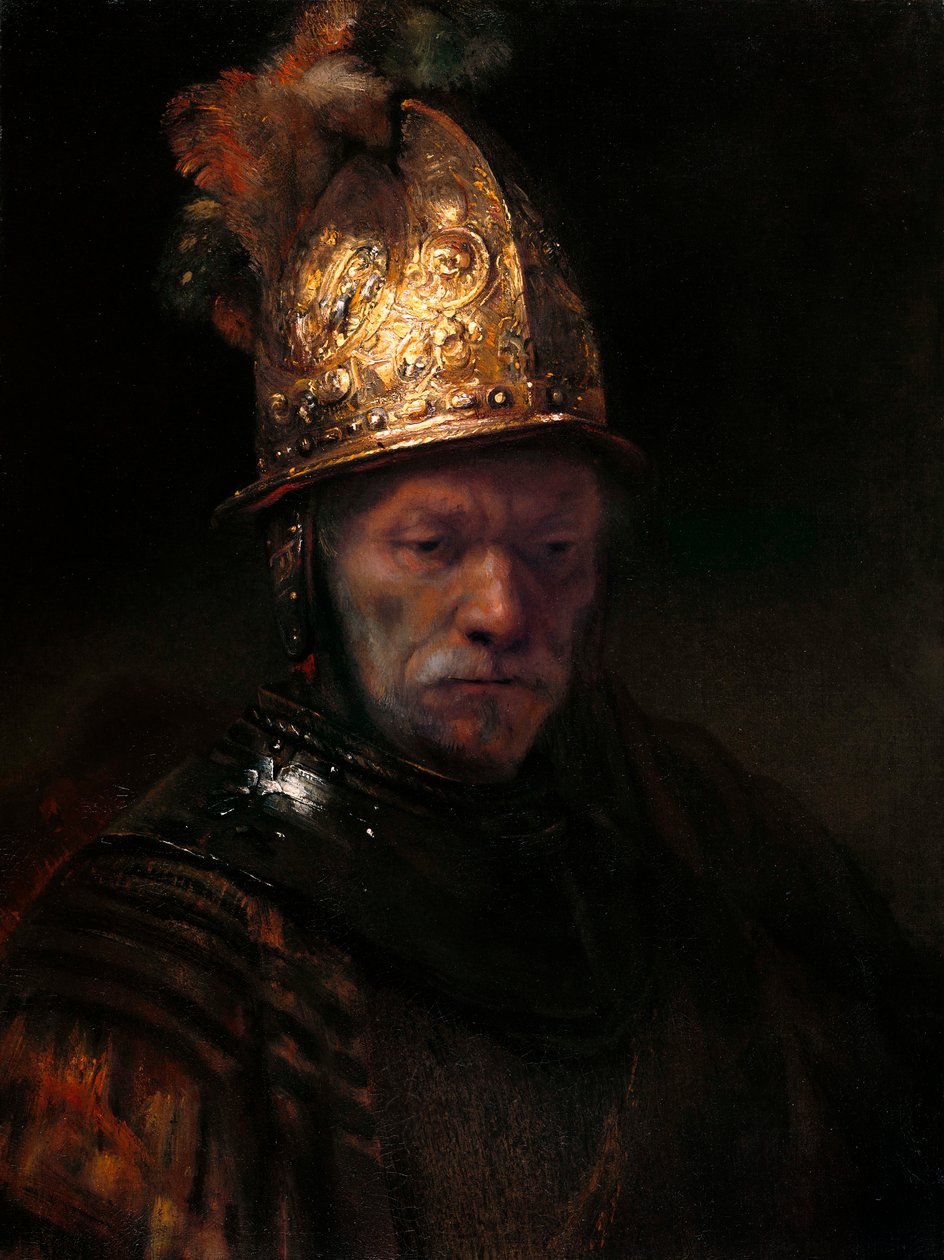 De man met de gouden helm, ca. 1650 door Rembrandt van Rijn