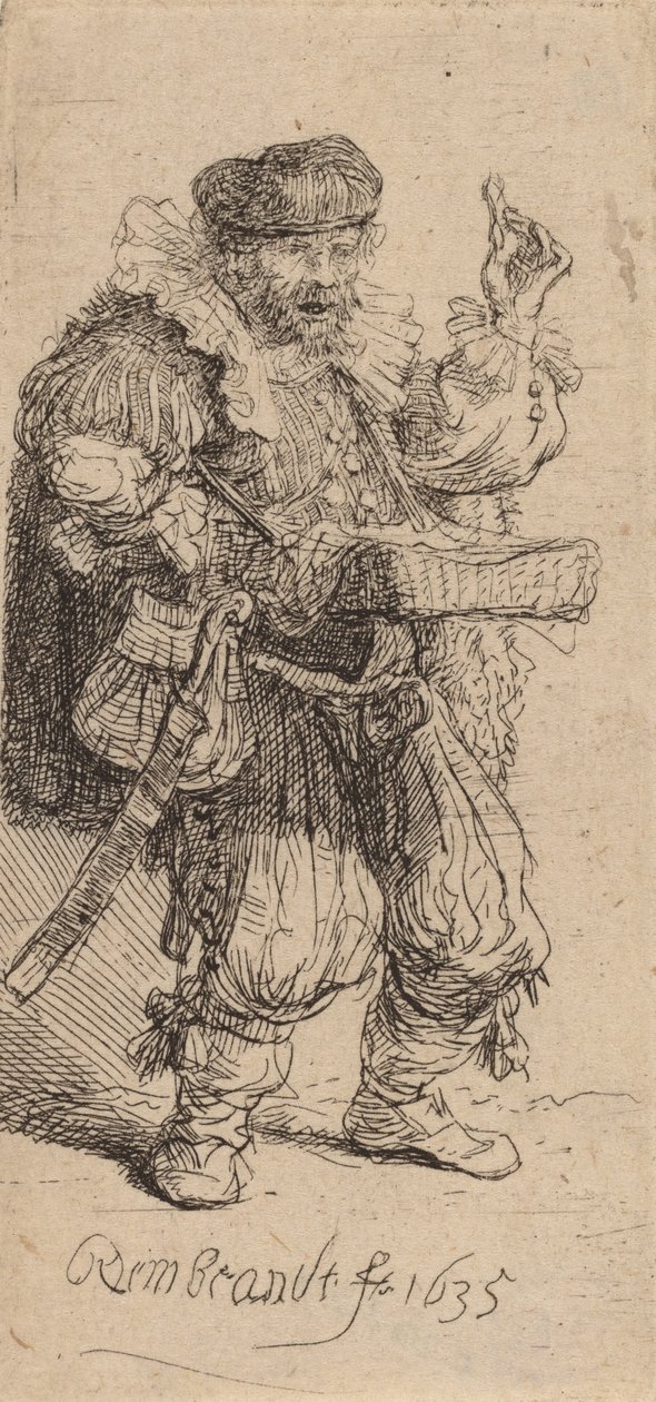 De Kwakzalver, 1635 door Rembrandt van Rijn