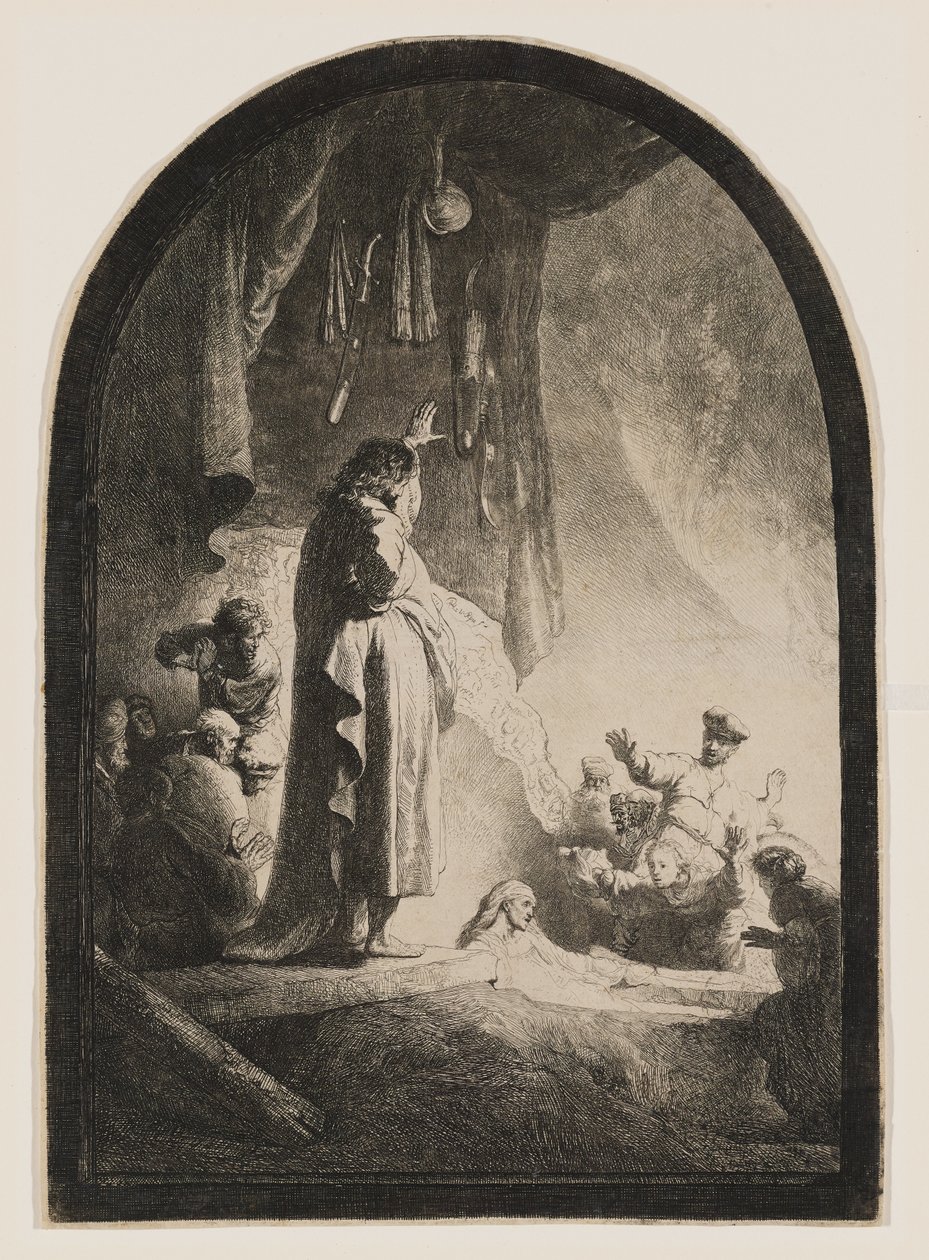 De opwekking van Lazarus door Rembrandt van Rijn