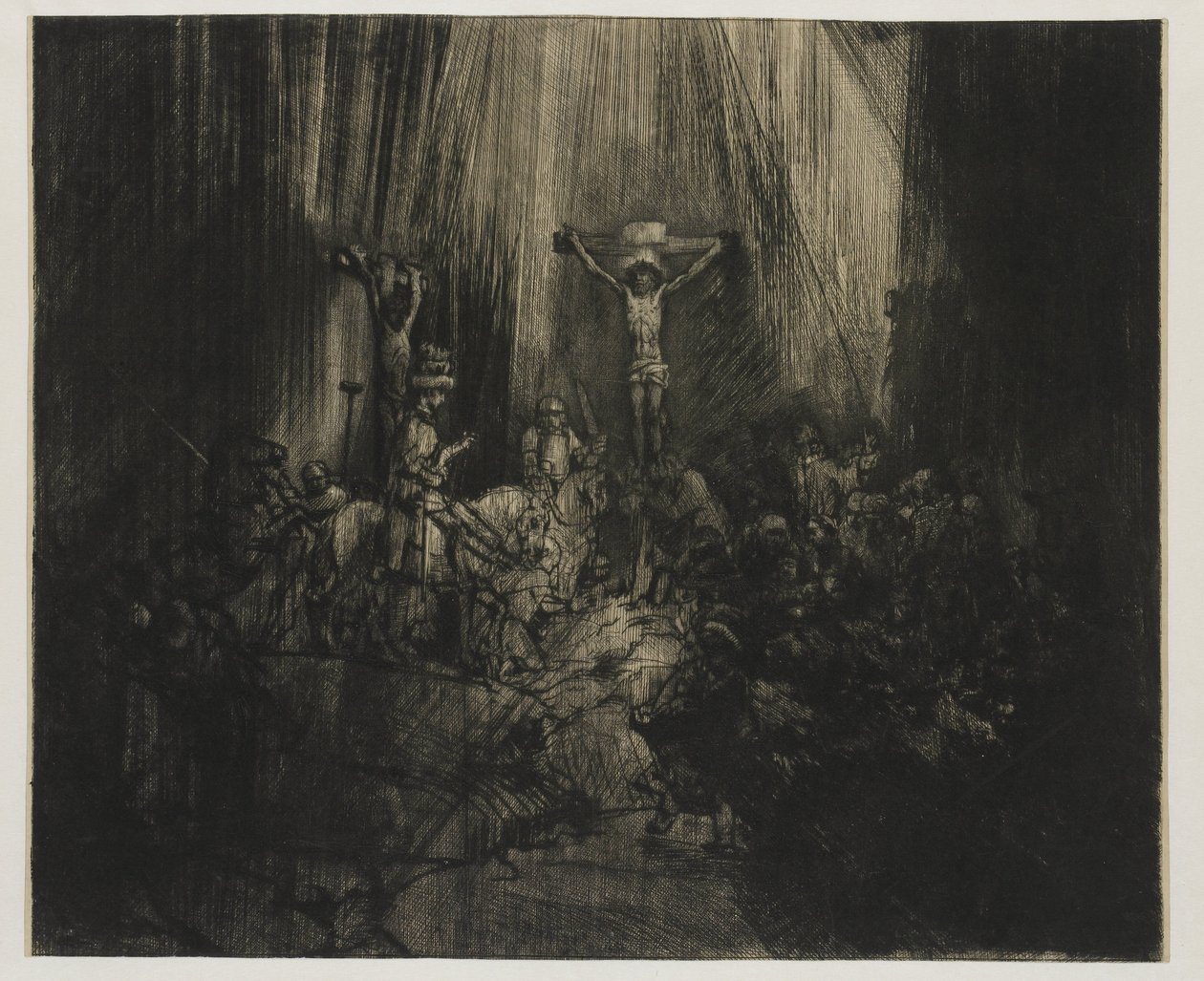 De Drie Kruisen door Rembrandt van Rijn