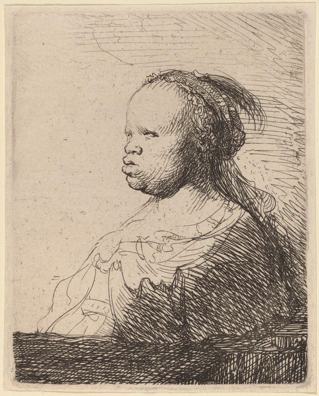 De Witte Negerin door Rembrandt van Rijn