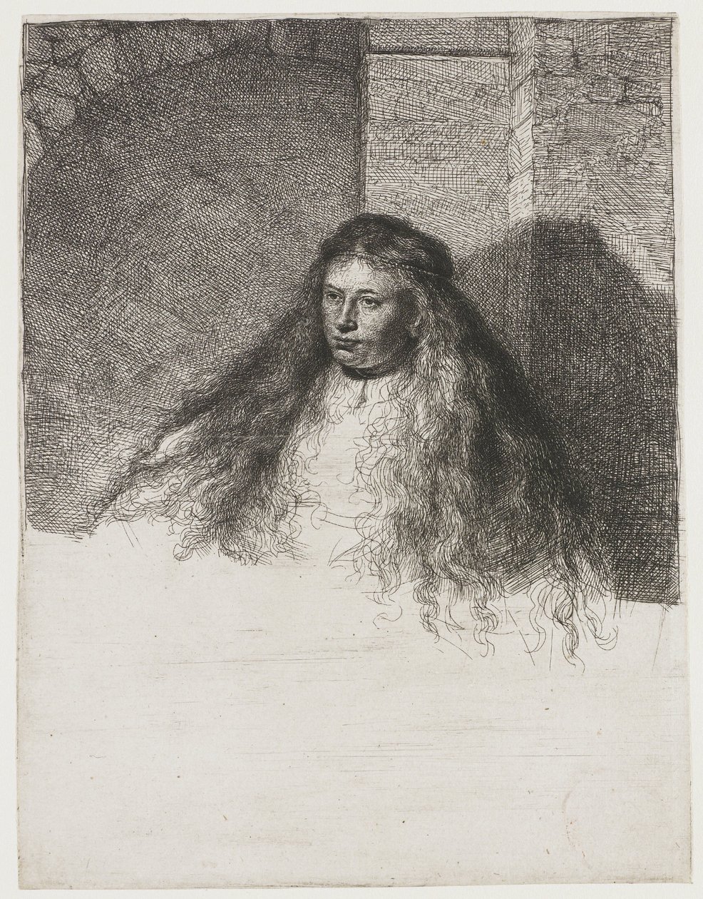 De grote Joodse bruid door Rembrandt van Rijn