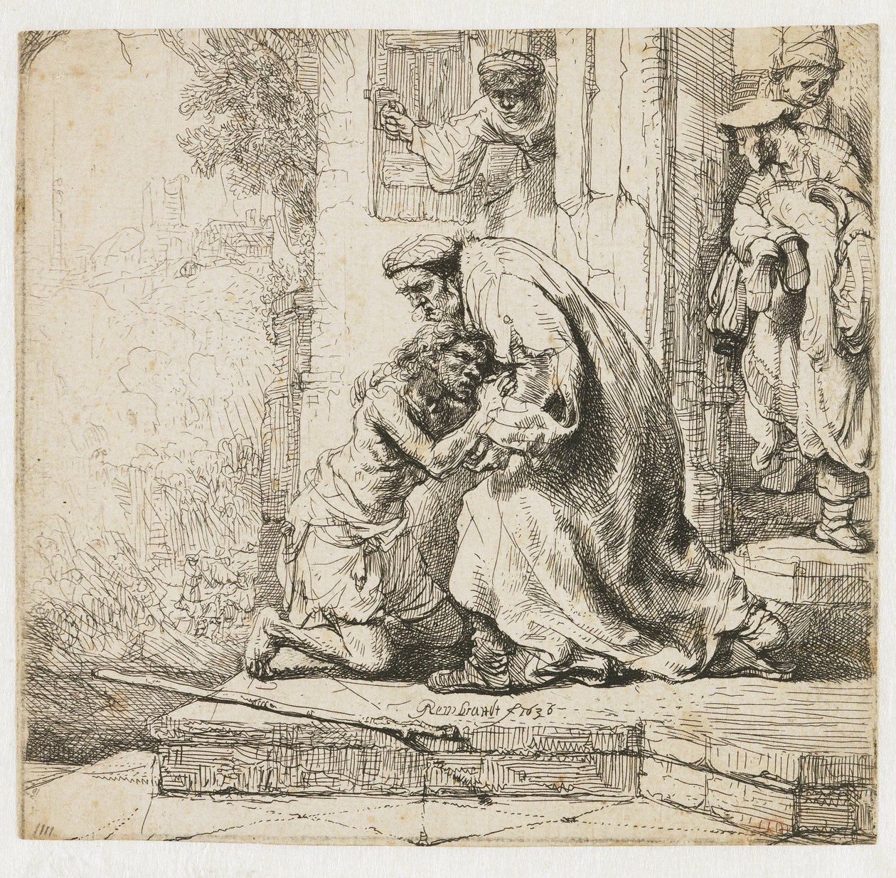 De terugkeer van de verloren zoon door Rembrandt van Rijn