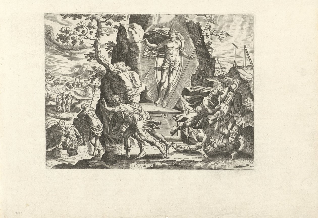 Opstanding van Christus door Remigius Hogenberg