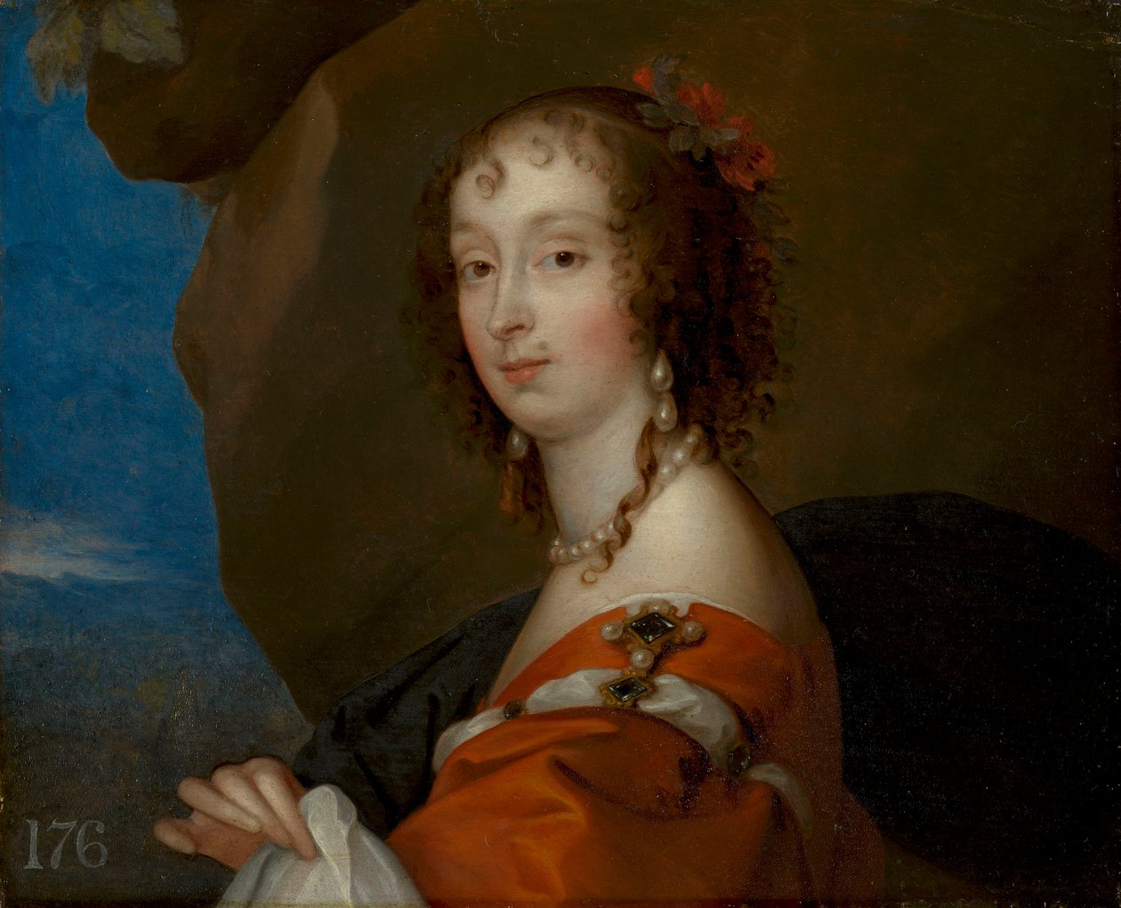 Diana Russell, gravin van Bradford (1624-95) door Remigius van Leemput