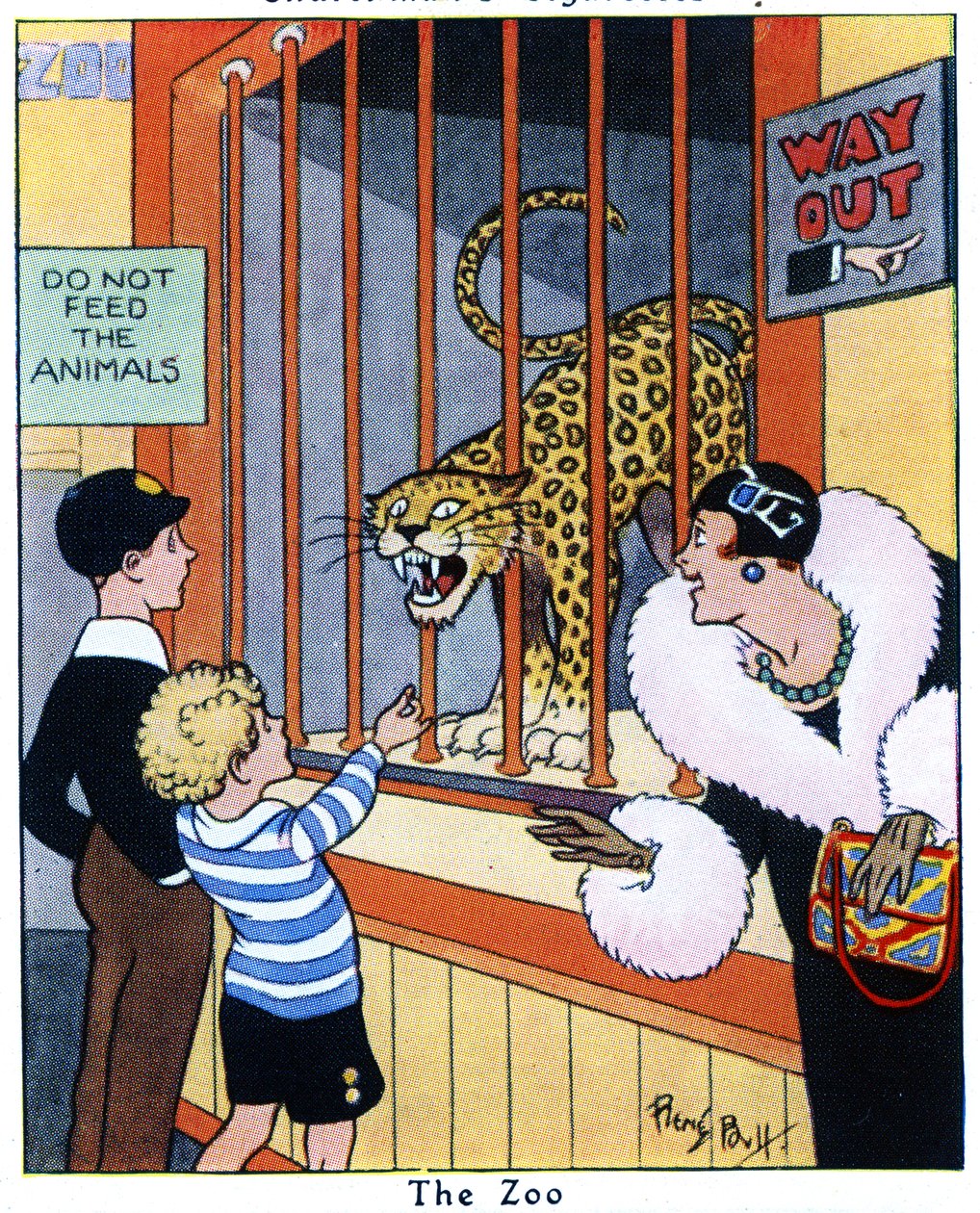 De Dierentuin, 1936 door René Bull