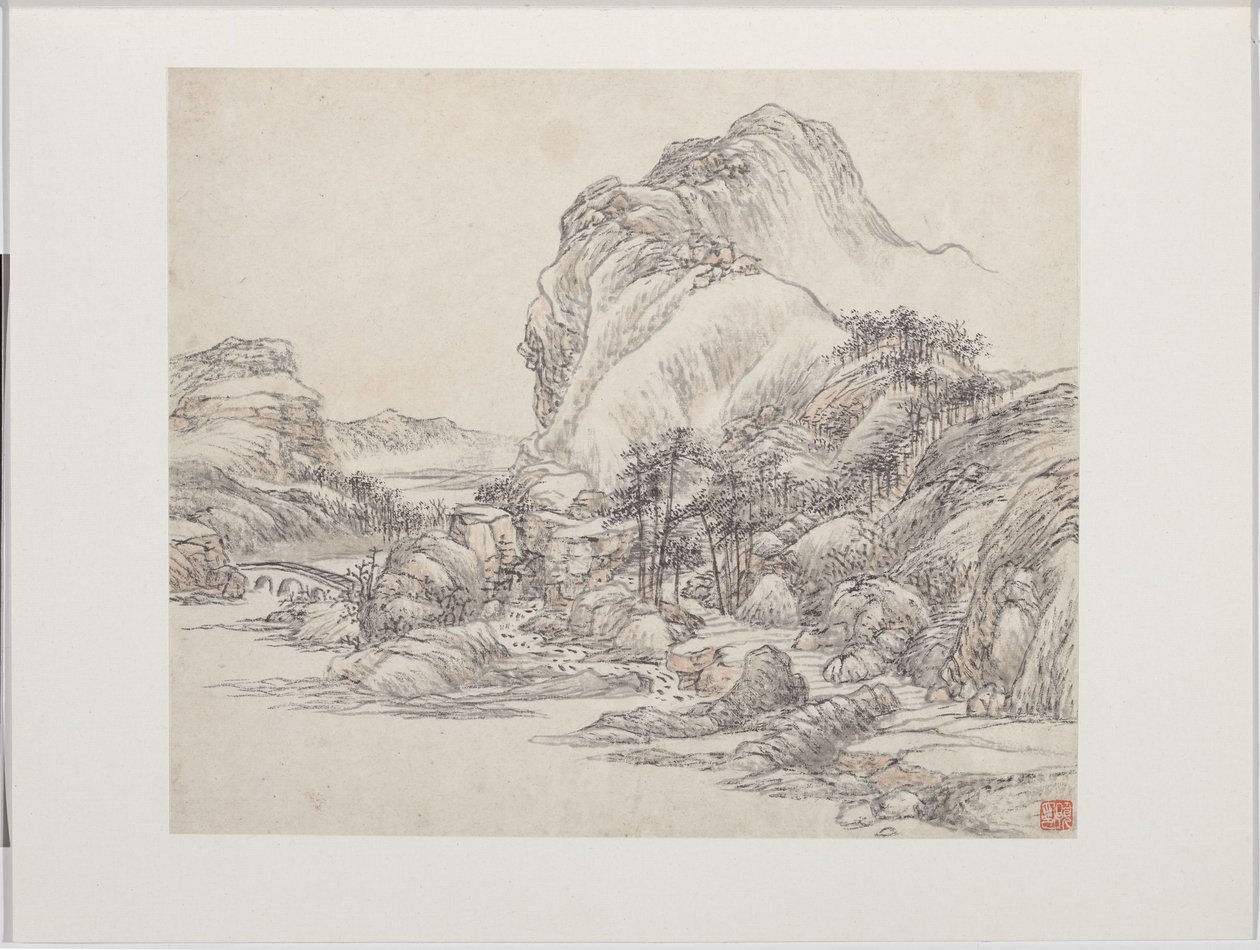 Album van landschappen door Ren Yu
