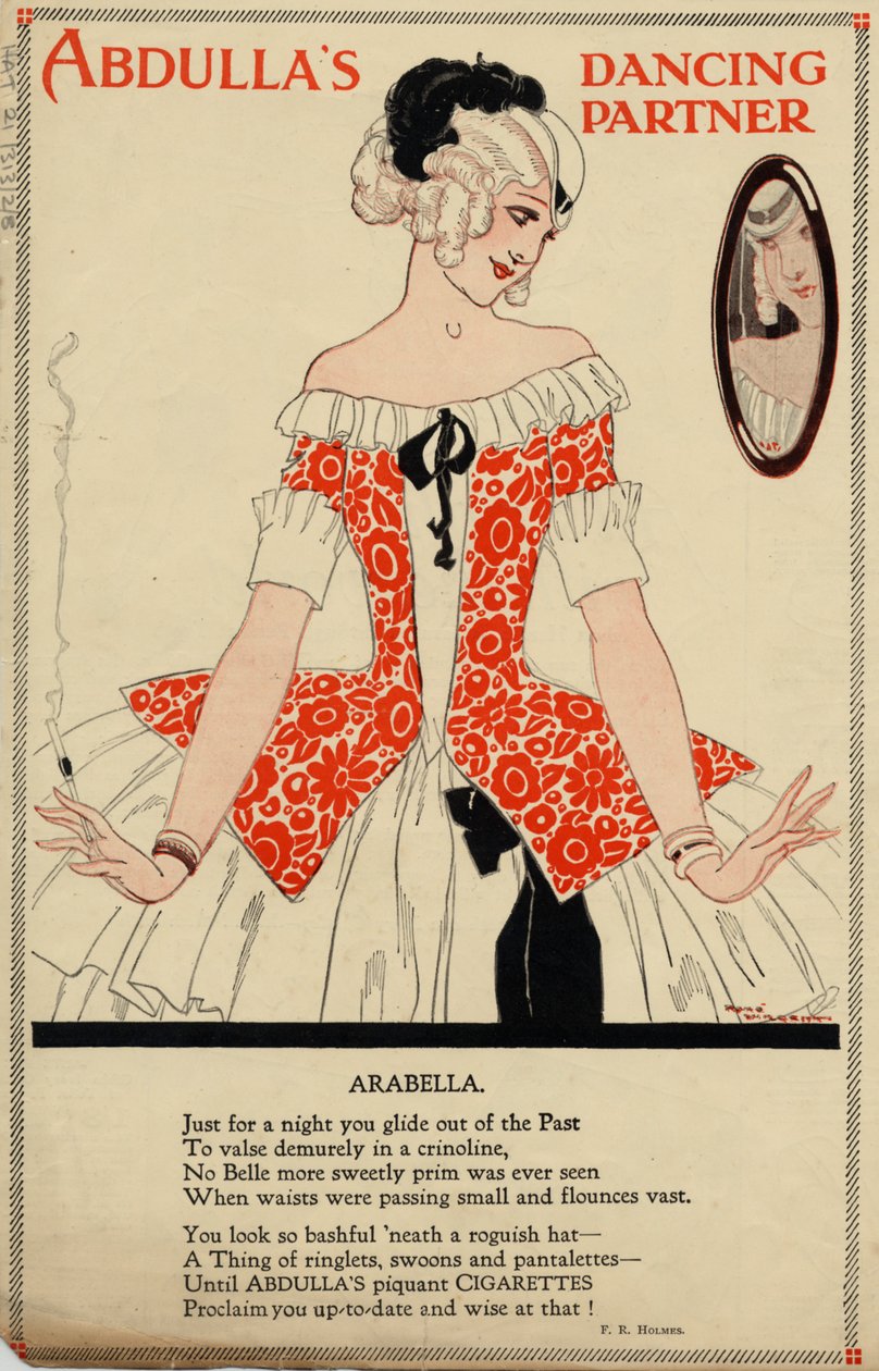Abdulla sigaretten, jaren 1920 door Rene Vincent