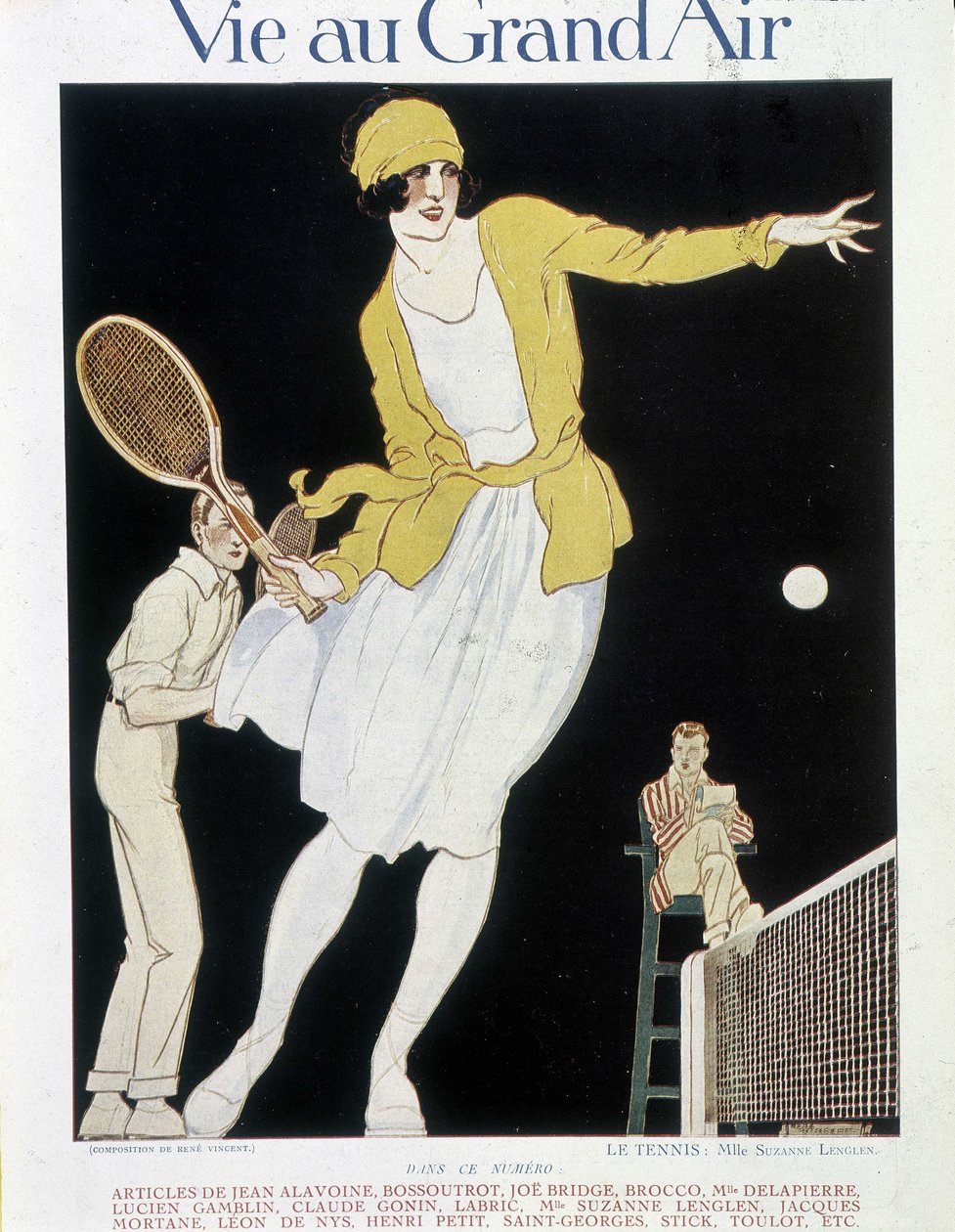 Suzanne Lenglen door Rene Vincent