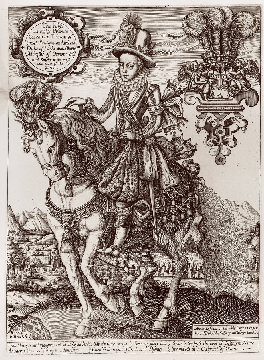 Karel I als Prins van Wales te paard, uit 
