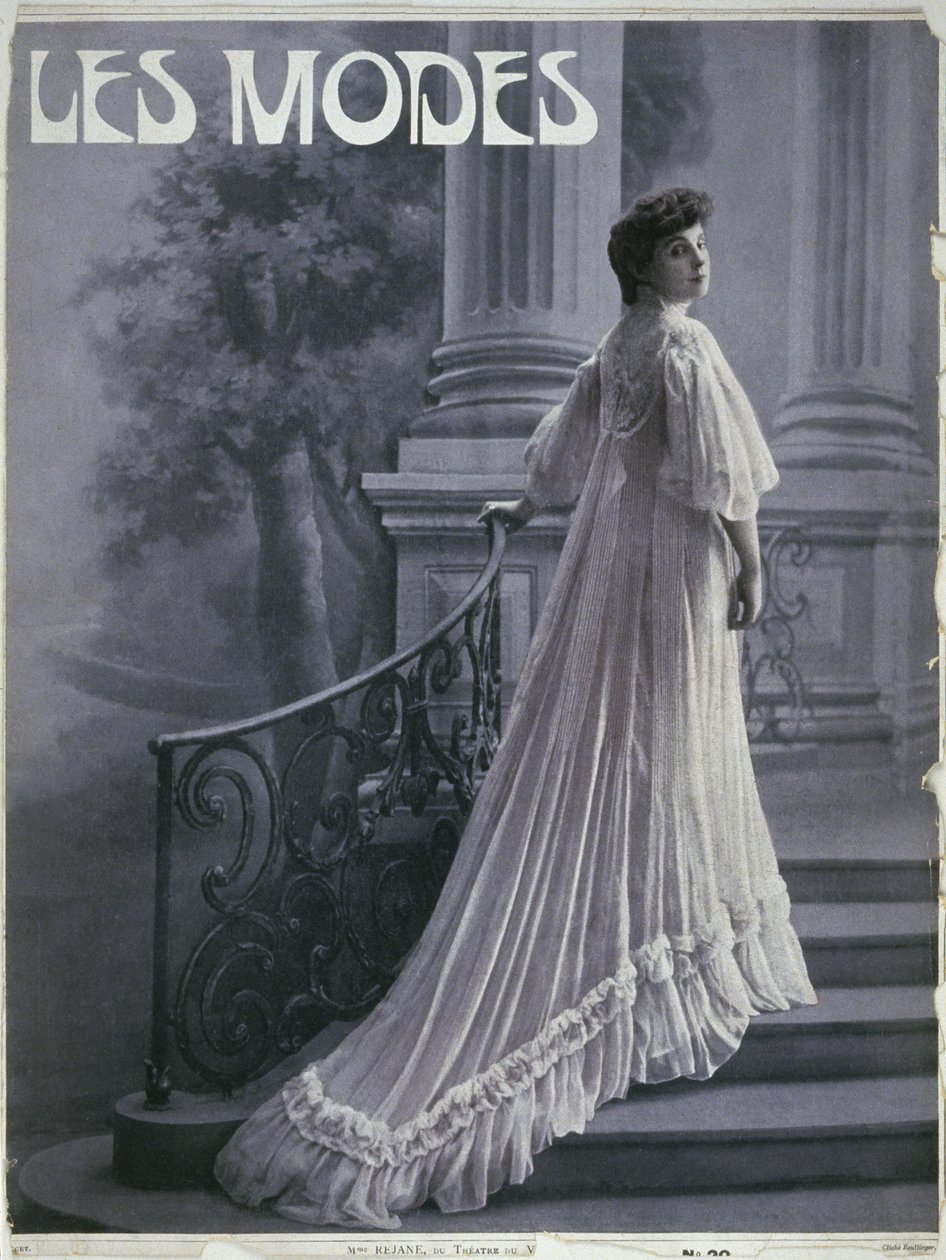 Madame Rejane in het Théâtre du Vaudeville, omslagillustratie van 