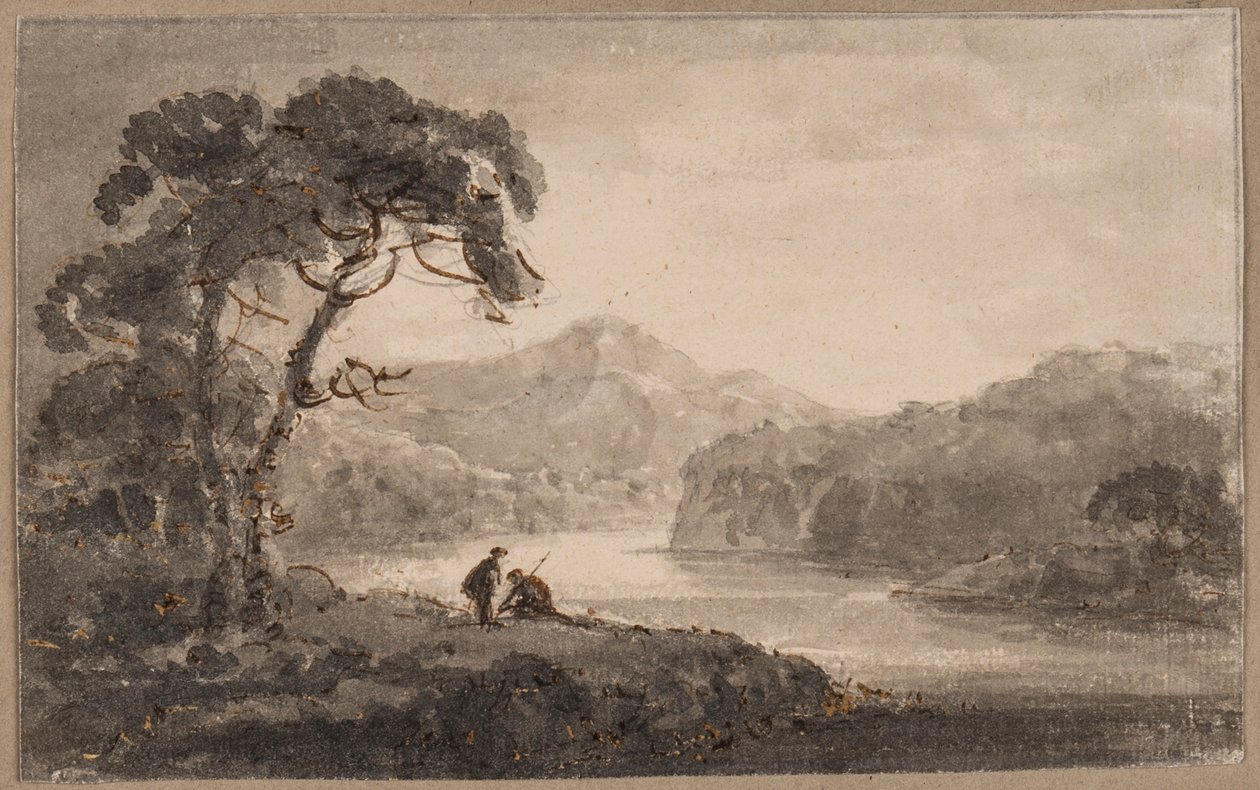 Rivierlandschap door Rev. William Gilpin