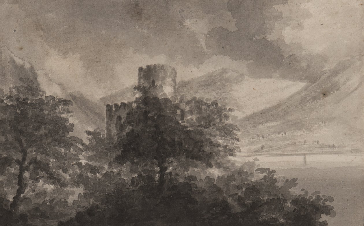 Bosrijk Lakeland Kasteel: capriccio, 1804 door Rev. William Gilpin