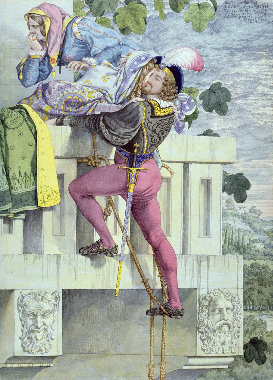 Schets voor de Passies.. Liefde door Richard Dadd