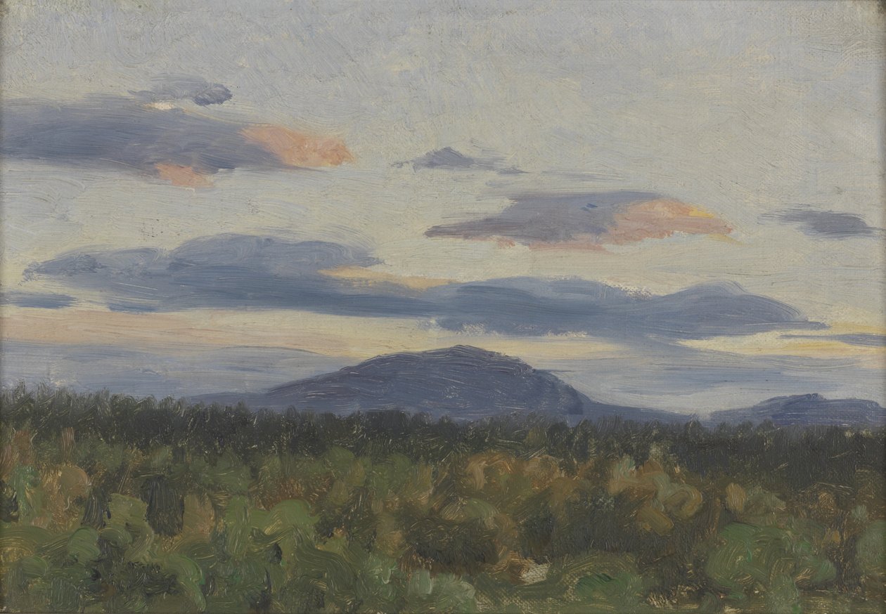 Zonsondergang in Noorwegen door Richard Friese