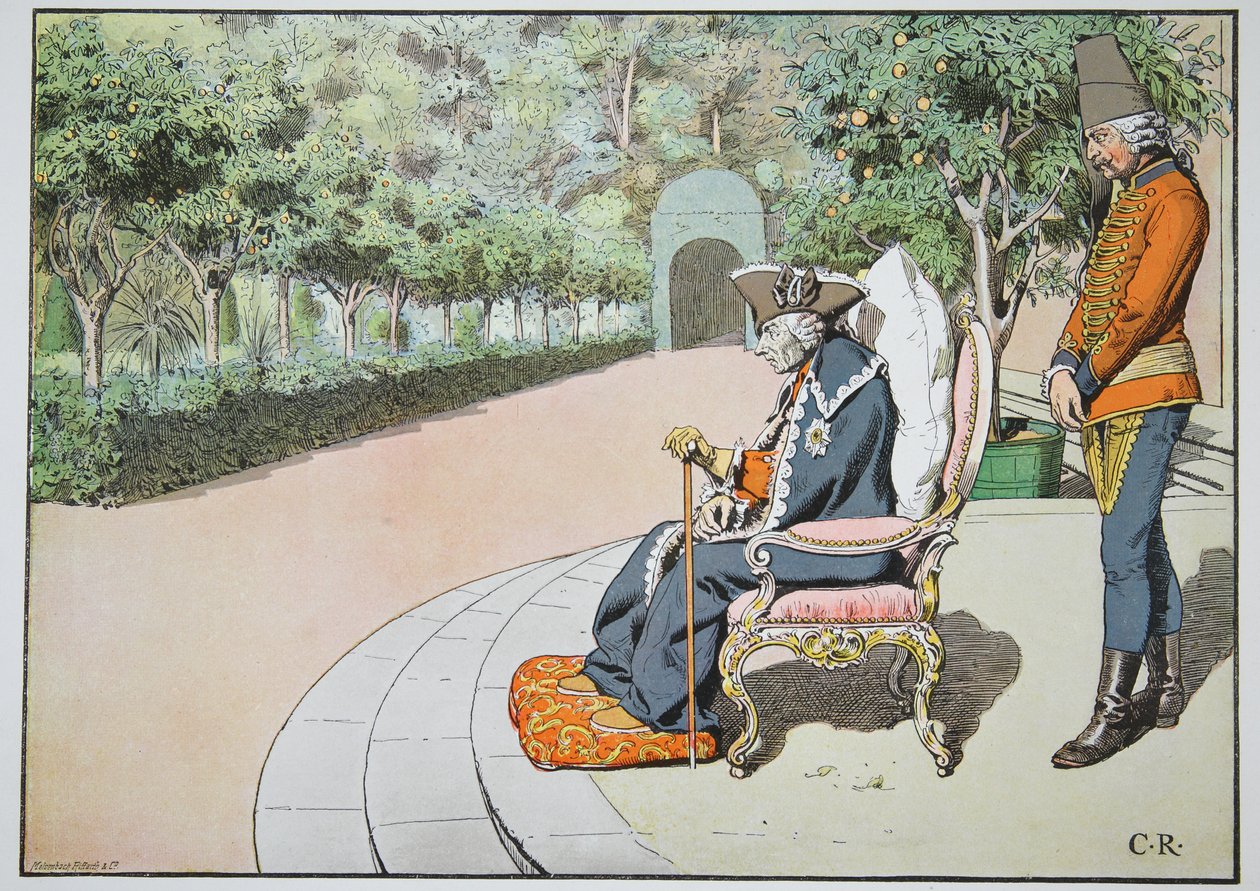 Laatste dagen van het leven, 1786 door Richard Knoetel