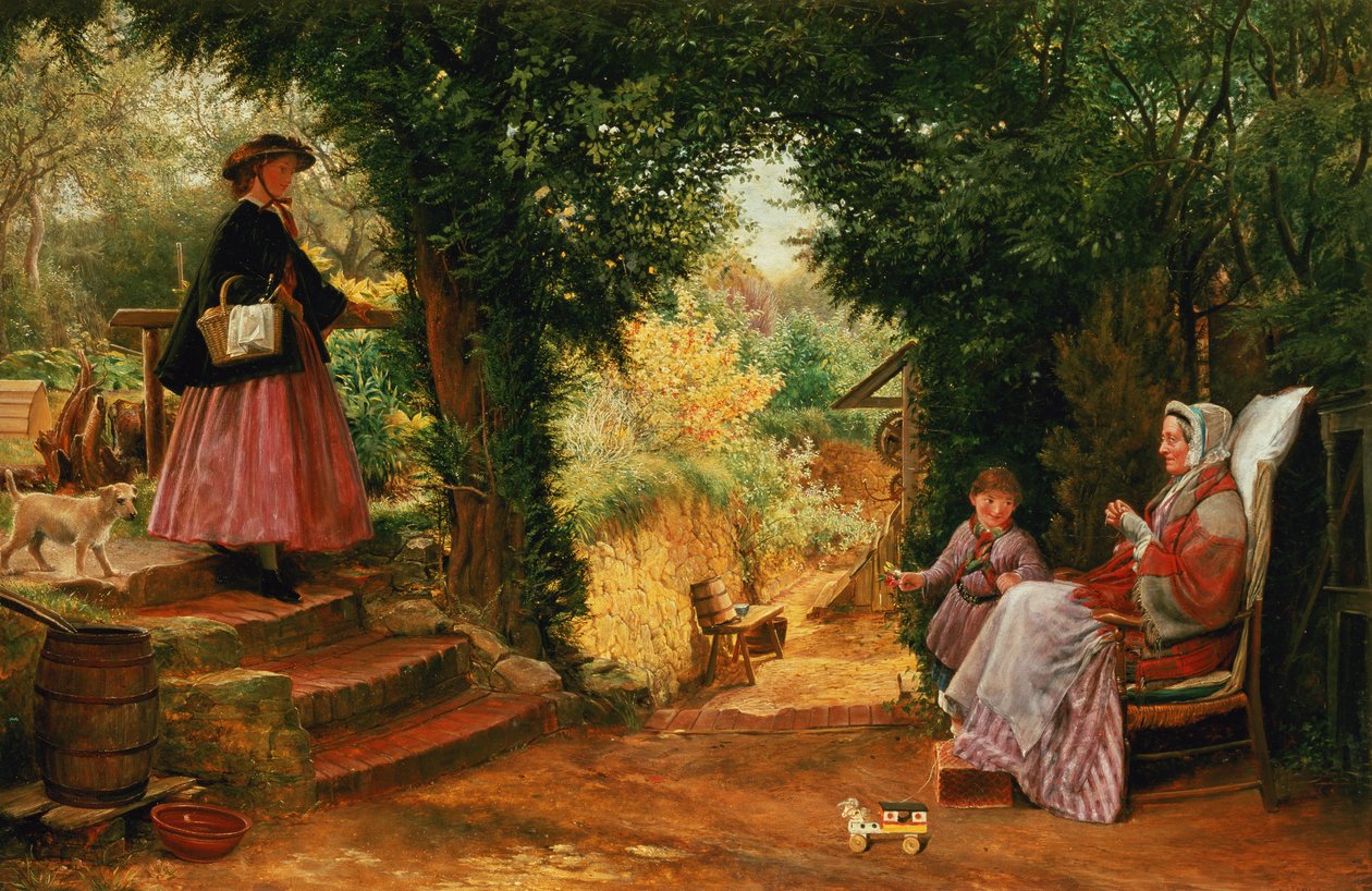 Jonge Dame Bountiful door Richard Redgrave